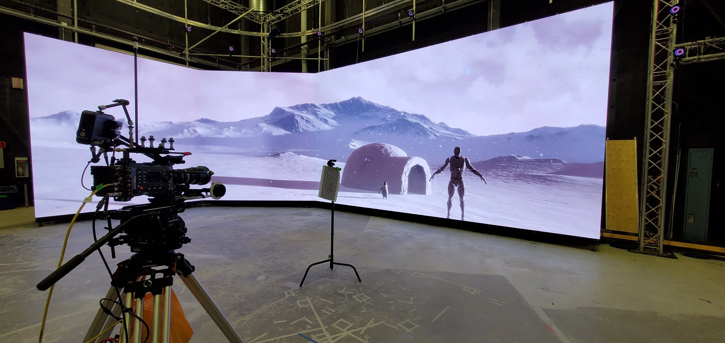 Conducting screen-tests at SIRT using their advanced virtual production studio