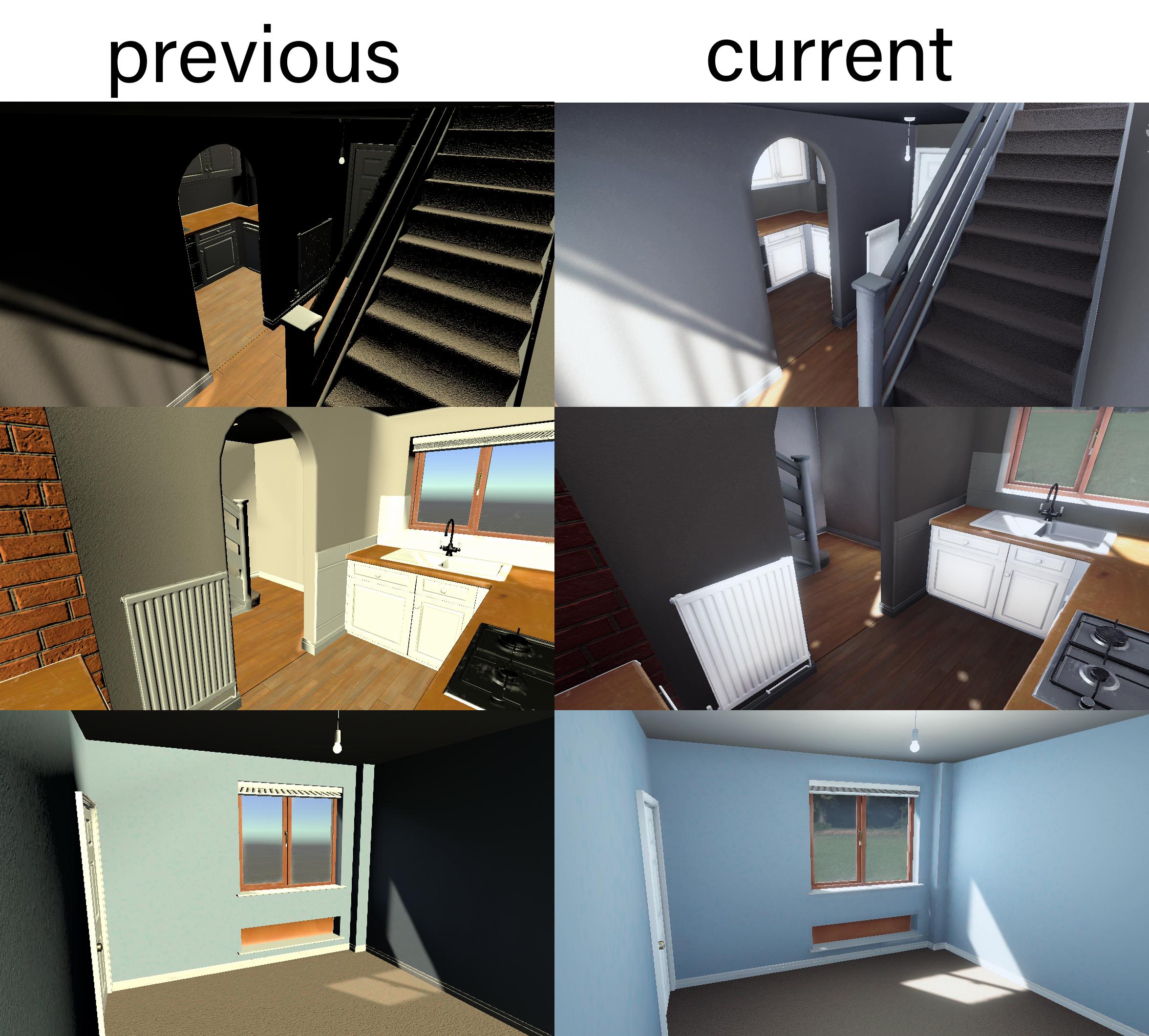 Early example of building lighting in Unity for Oculus prototypes