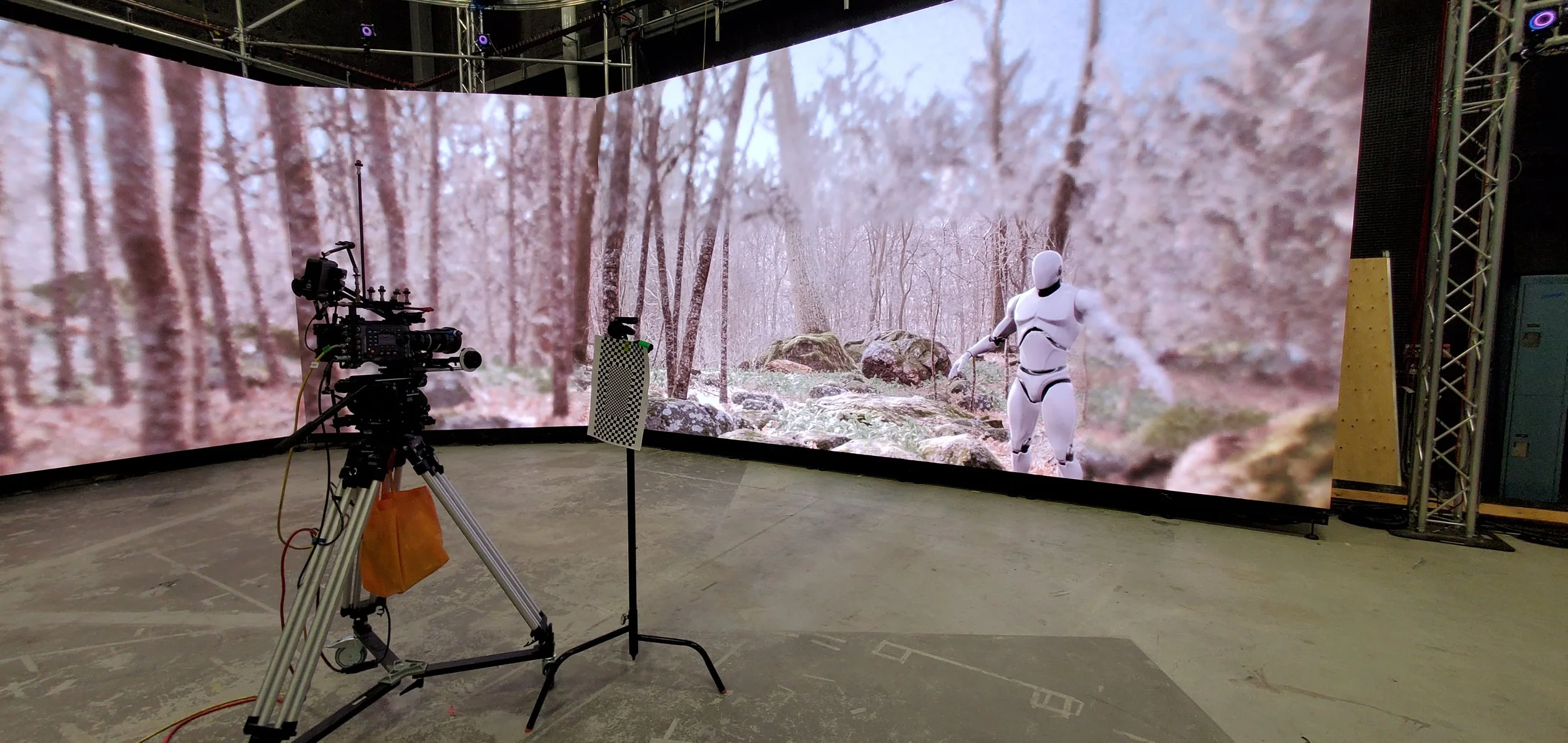 Conducting screen-tests at SIRT using their advanced virtual production studio