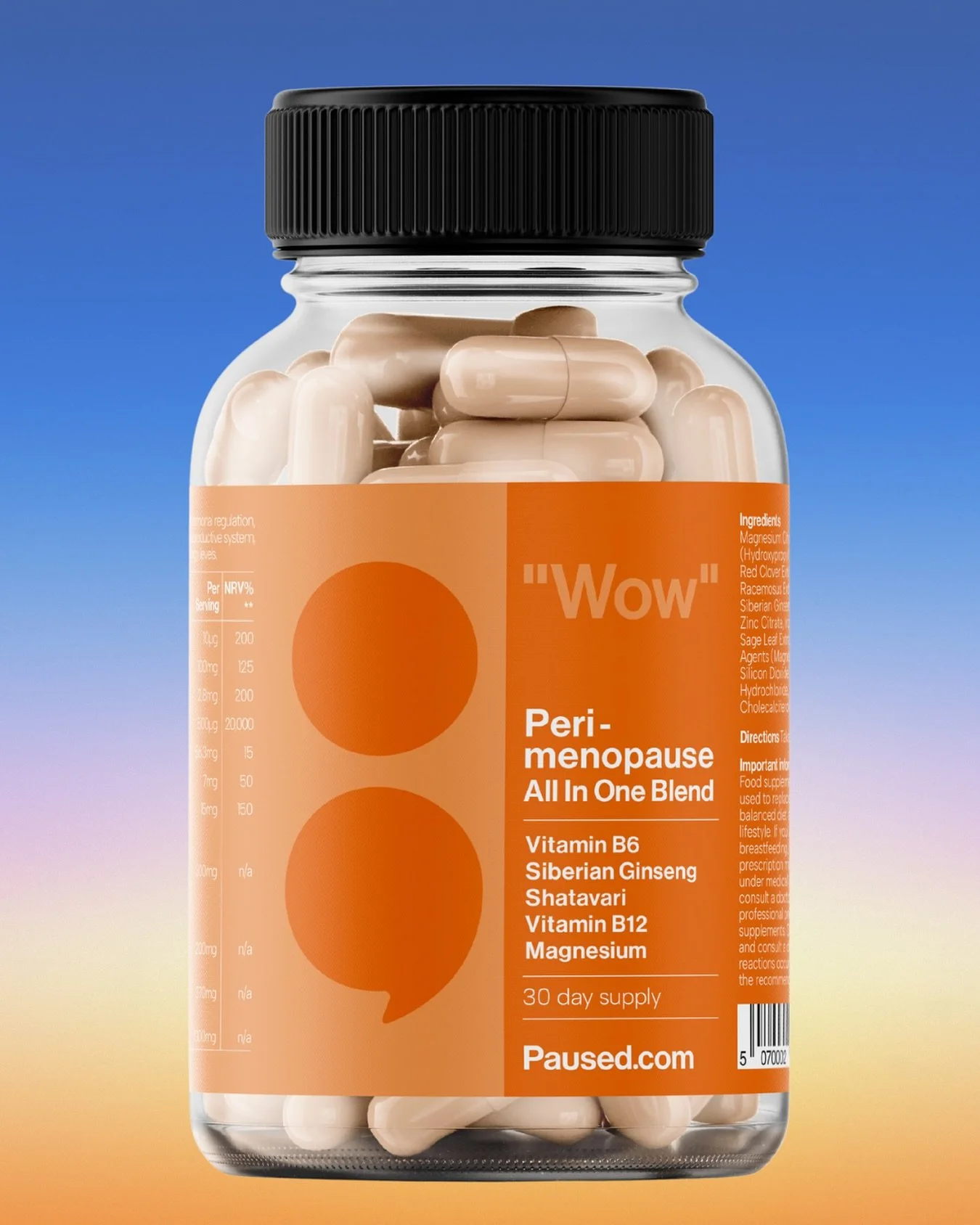 Perimenopause Awareness Month takes place every September and aims to highlight awareness of this phase of life as well as solutions to help you.

@pausedwellness was created with perimenopausal and menopausal women in mind, and has a dedicated suppl