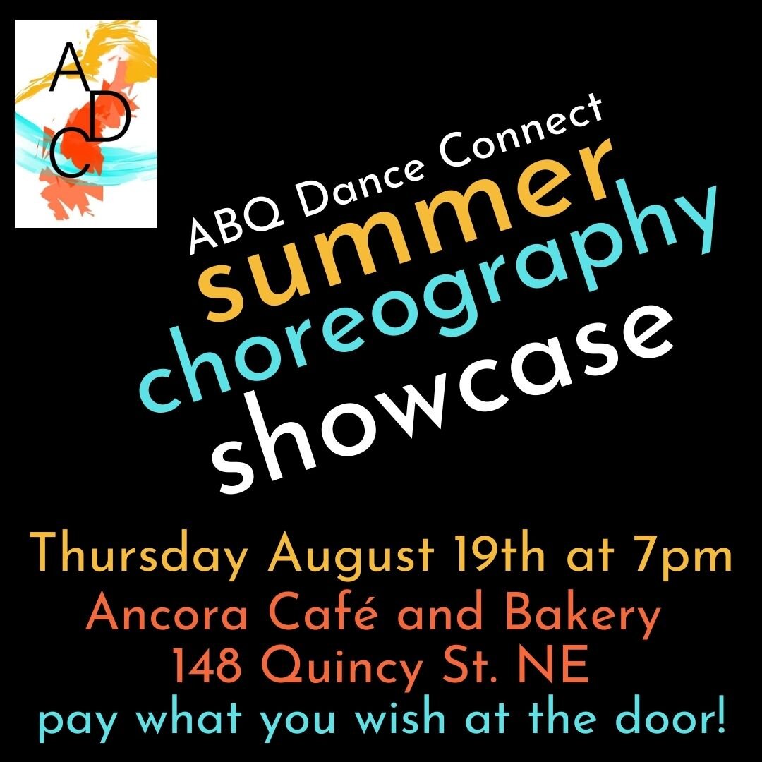 Tonight! ADC Summer Choreography Showcase