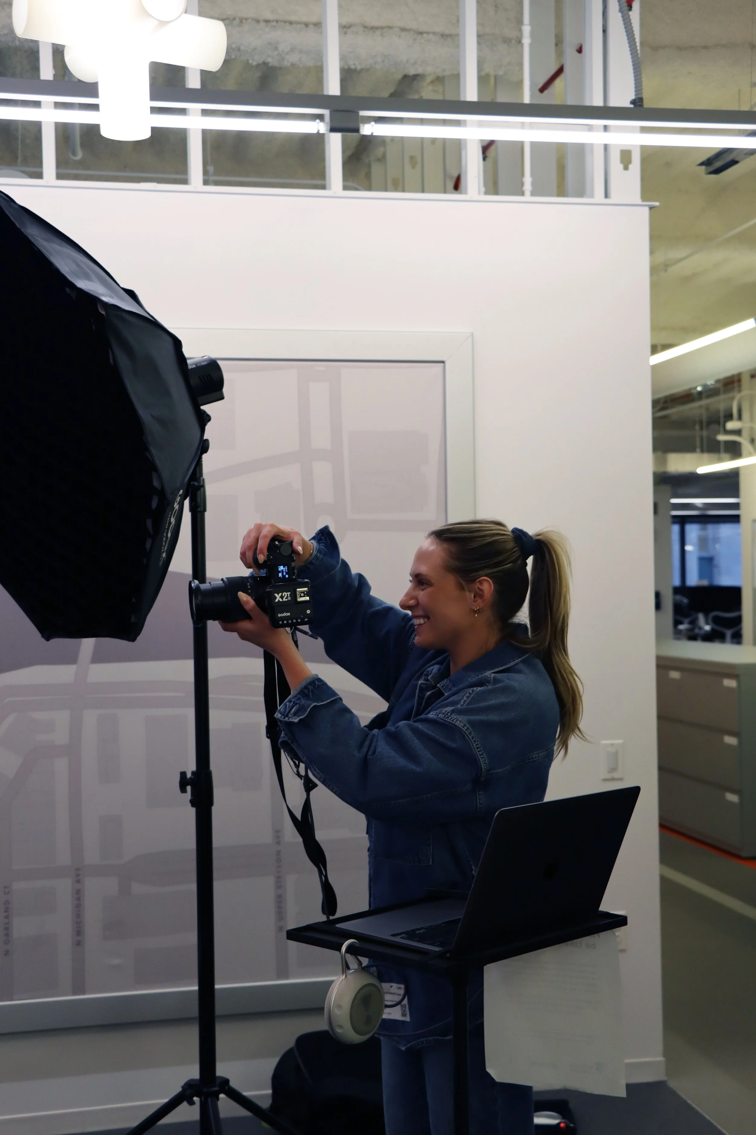 Behind the scenes as brand photographer