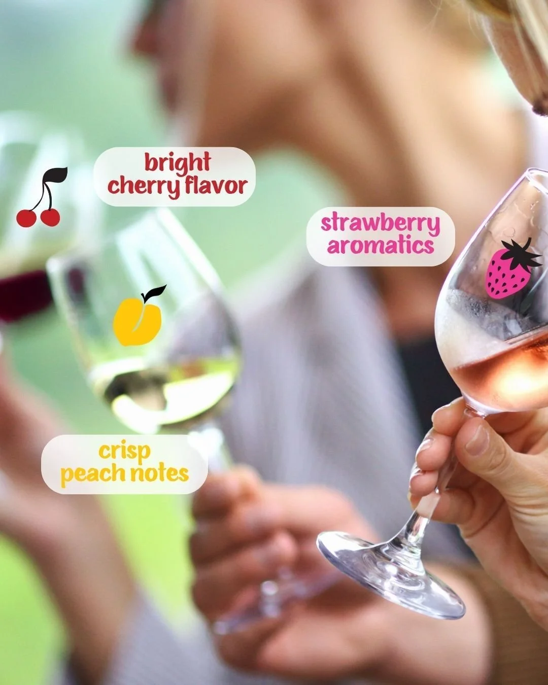 Cherry, peach, strawberry (these might just be tasting notes but educated palates demand complex wines), no matter what you're in the mood for, we've got you covered, and all in a good-for-the-planet box!

😍 3 moods

🍷 3 wines (red, white, ros&eacu