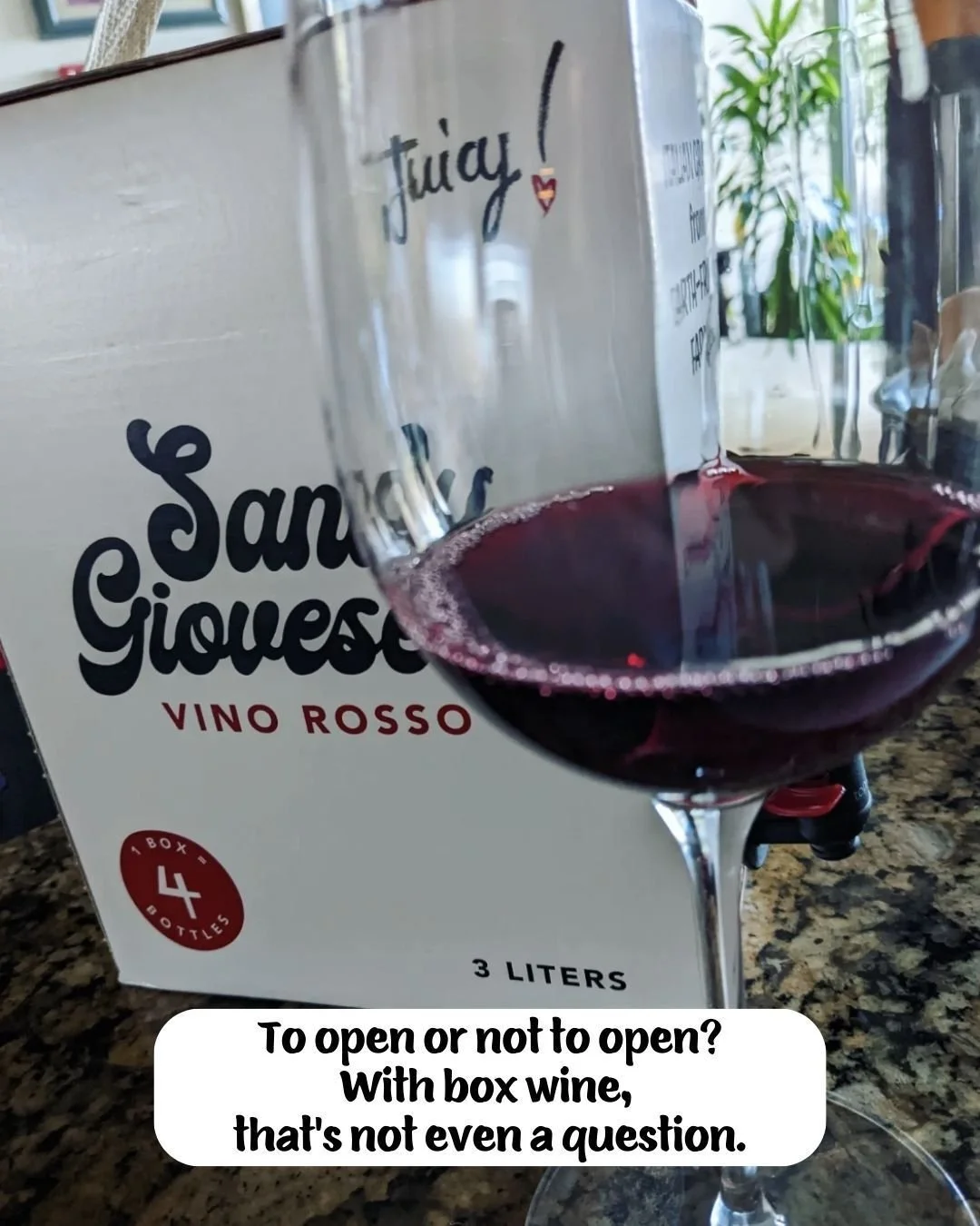 What can we say, we were cheering for Hamnet. 😉

Unlike glass bottles, box wine stays fresh for weeks (even months!) after opening, so there's never any question of whether or not it's worth opening.

Just hit the tap and enjoy as little or as much 