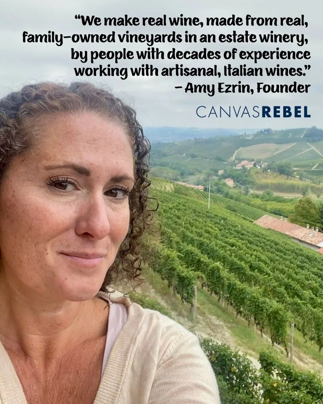 Excited to see our founder, Amy Ezrin, featured in @canvasrebel! 

Amy has spent over 20 years in wine importing and distribution -- and nearly a decade living in Italy. That's not a brand backstory. That's deep industry fluency.

This how she is abl