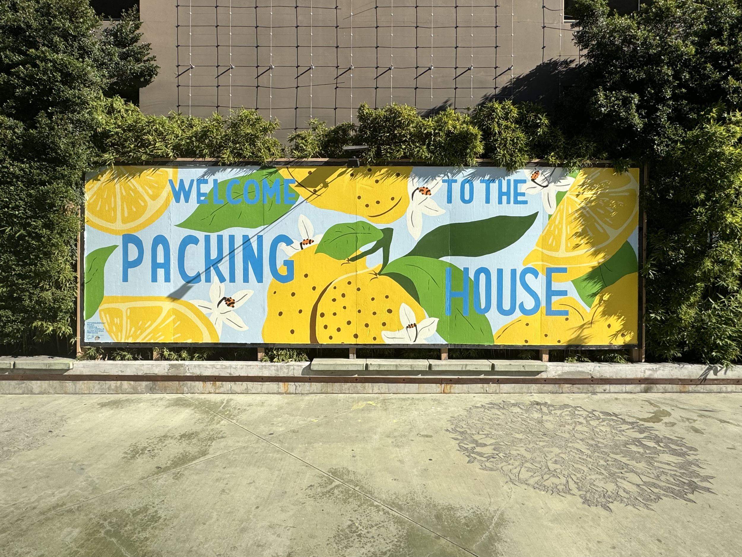 mural claremont california packing house lemons