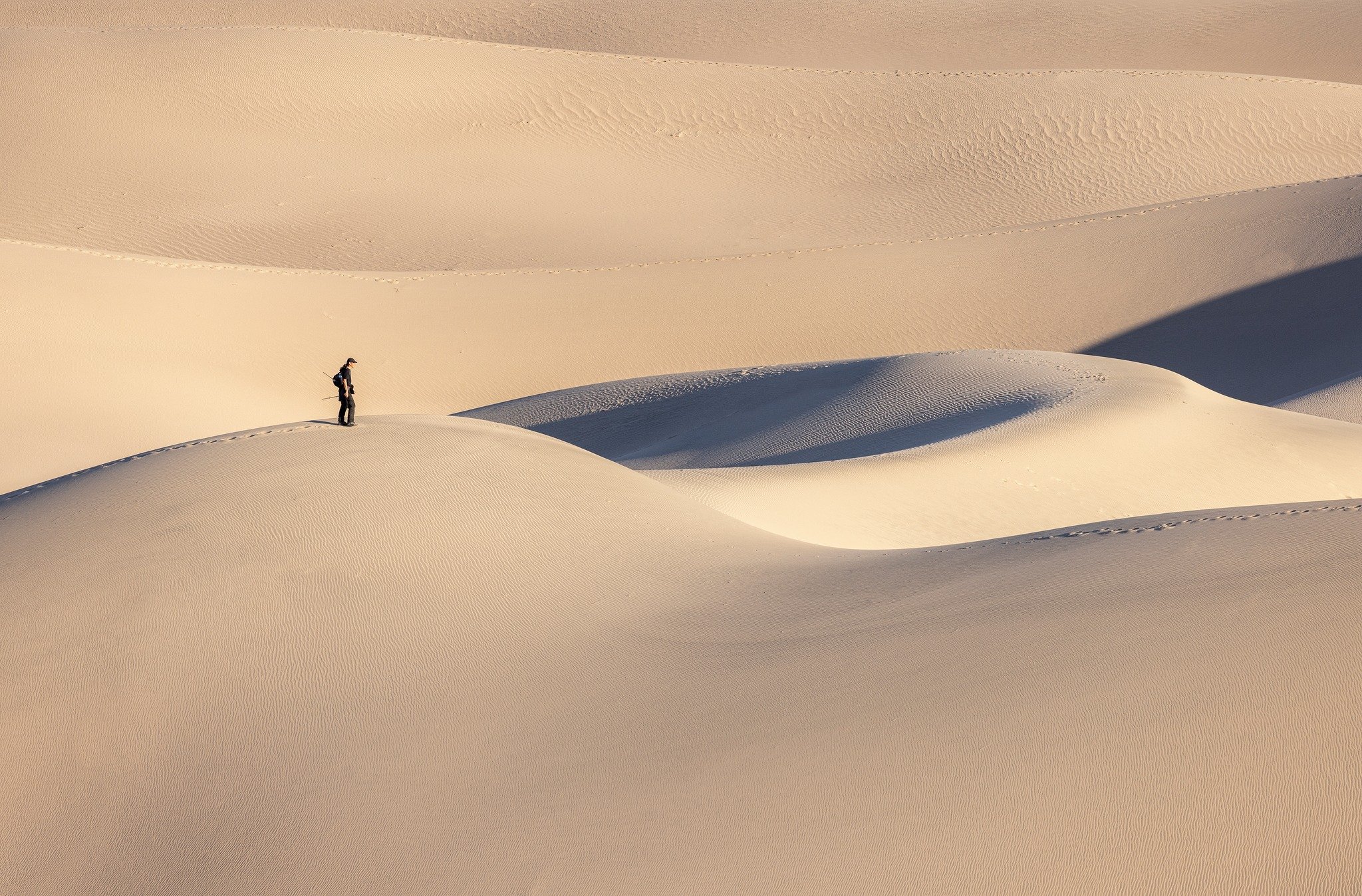 Sea of sand, Mesquite dunes, Death Valley National Park. #NP #nationalparks #mesquitedune #desert #deathvalleynp #fredmeyerphoto