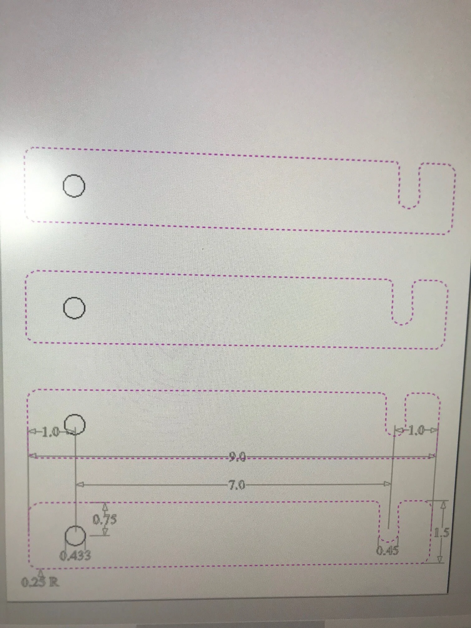 Simple Aluminum Bracket CAD Model