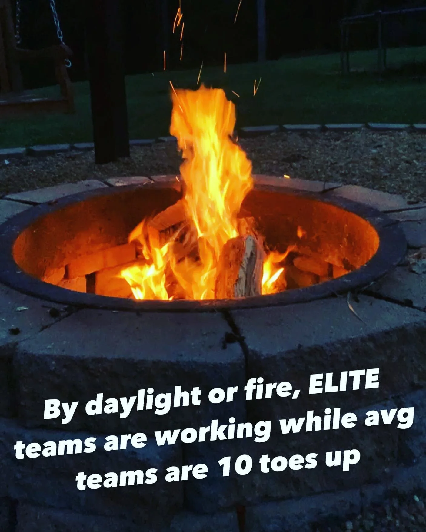 Thanks to all the average teams in the world for sleeping in&hellip;&hellip; my ELITE teammates &amp; I are that much further ahead! #NonNegotiables