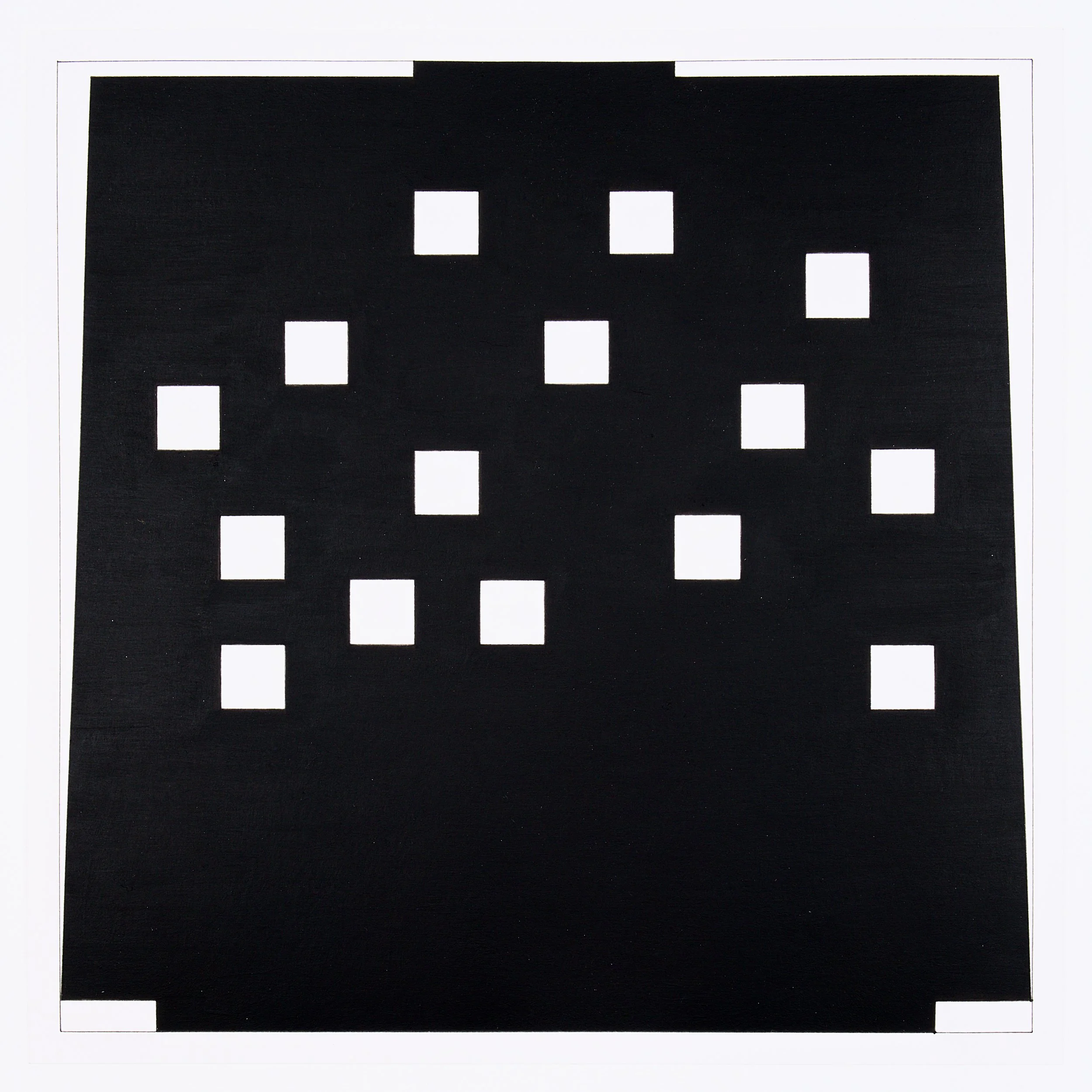 "Machine" Acrylic on paper, 8"x 8" 2026