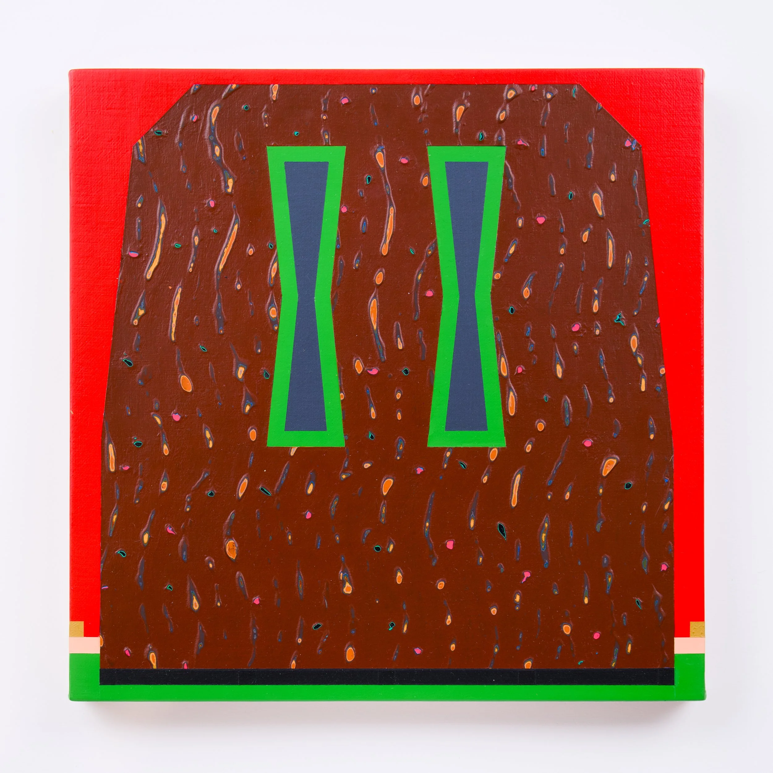 "Monolith" Acrylic on canvas, 10"x 10"