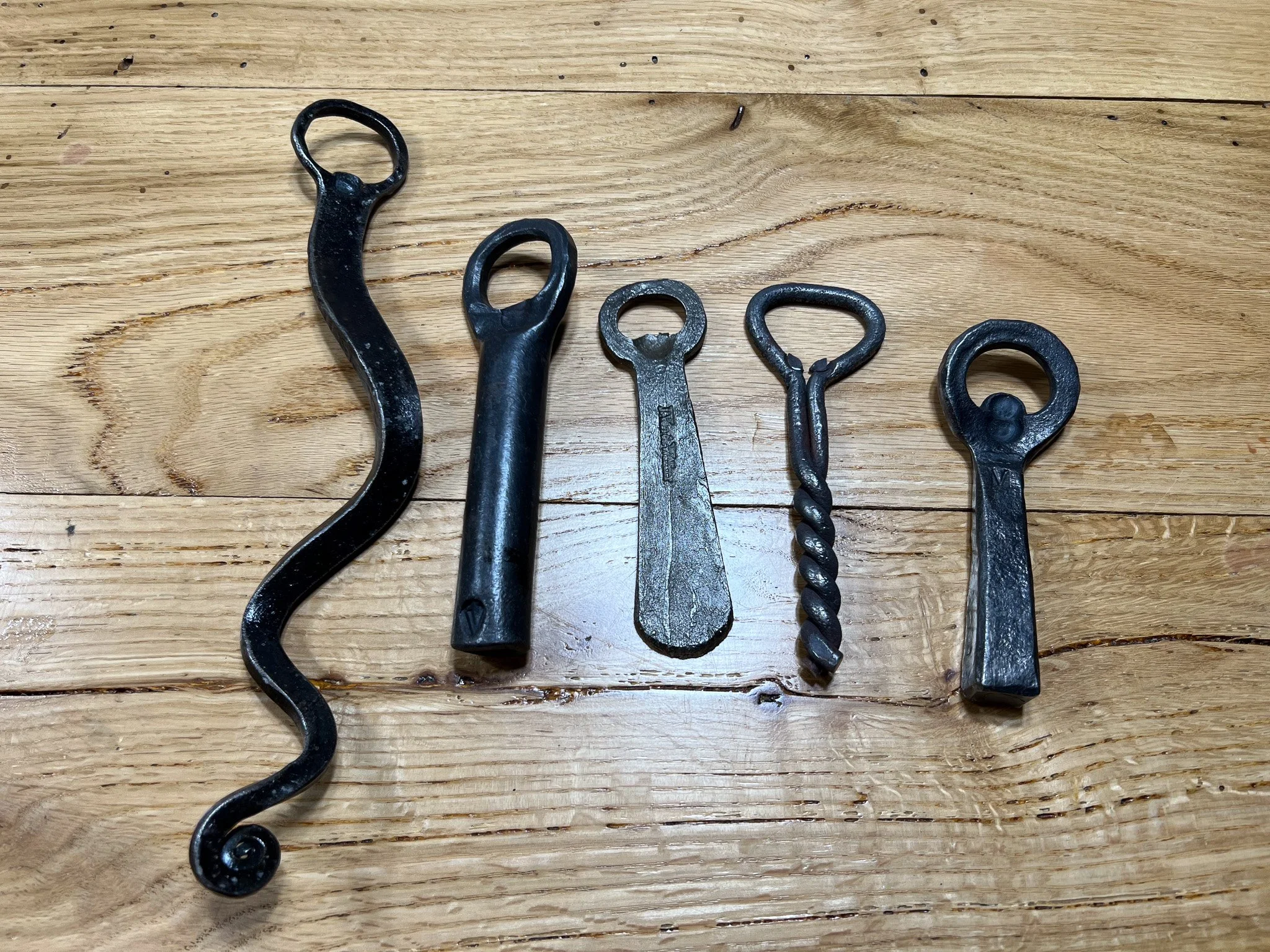 Artisan Iron Bottle Opener Set