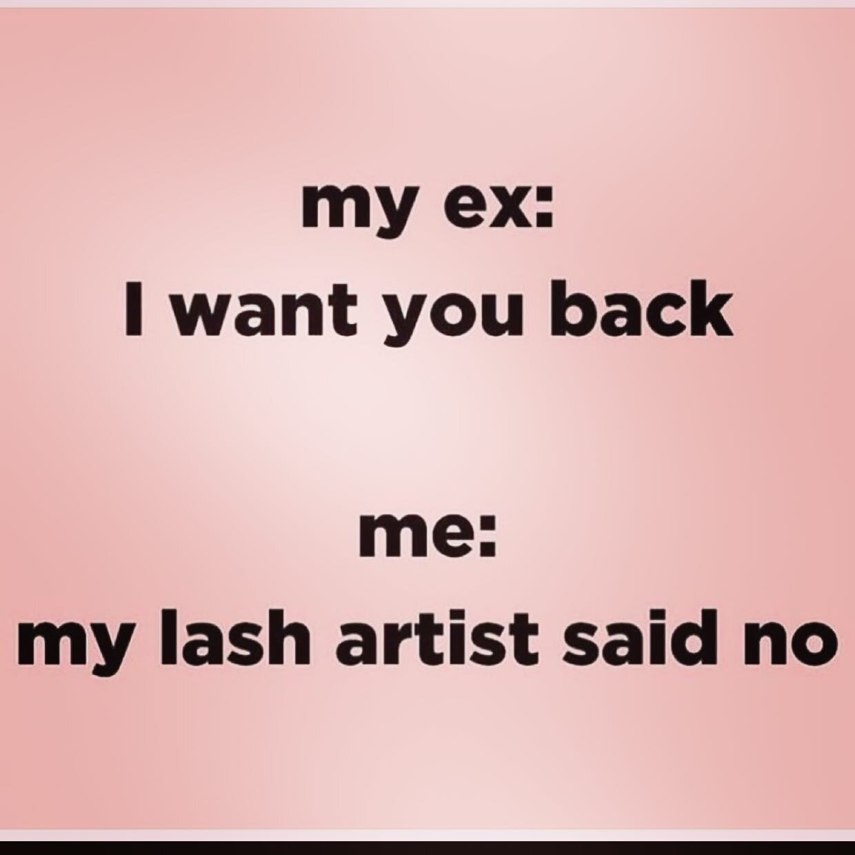 The relationship between lash artist &amp; client is no joke! 😅

Have a FabuLASH Sunday!!!
🤍💕🤍💕
&bull;
&bull;
&bull;
#lovemyclients❤️ #lashes #lashed #classiclashes #hybridlash #6dlashes #3dlash #lashesonfleek #lashesonpoint #lashesfordays #salo