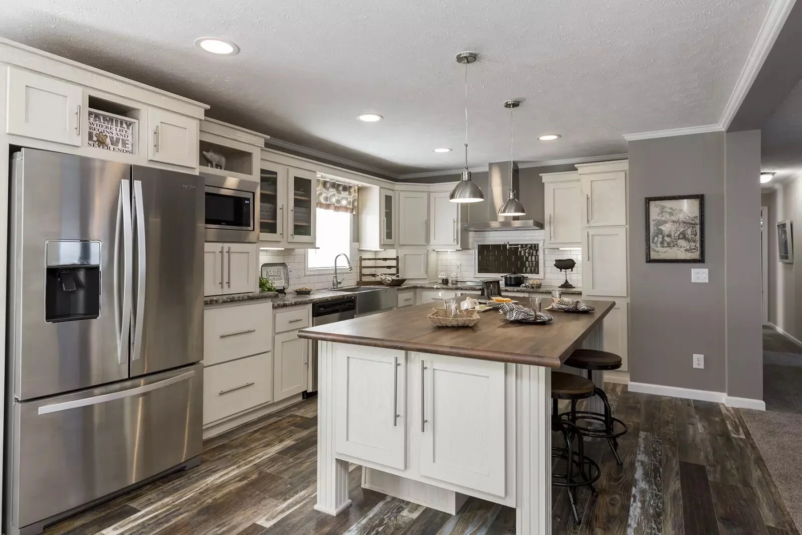 Thoughtful, modern kitchen design is a part of every Titicut Estates home.