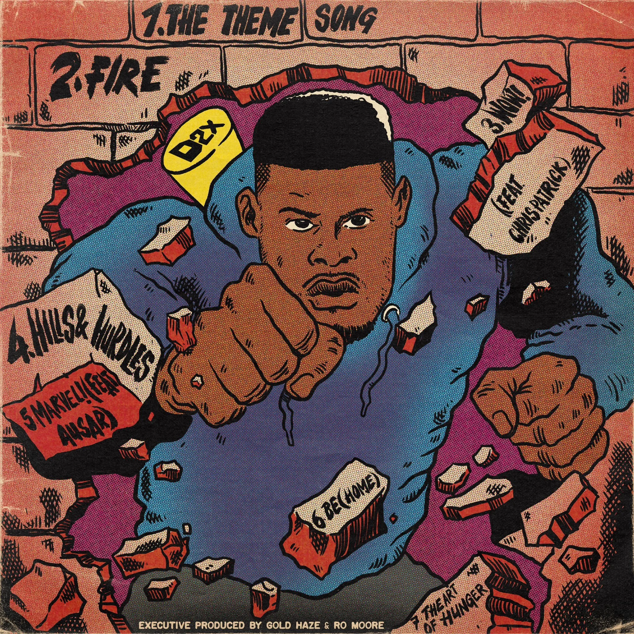 official tracklist art 
by Torre Pentel