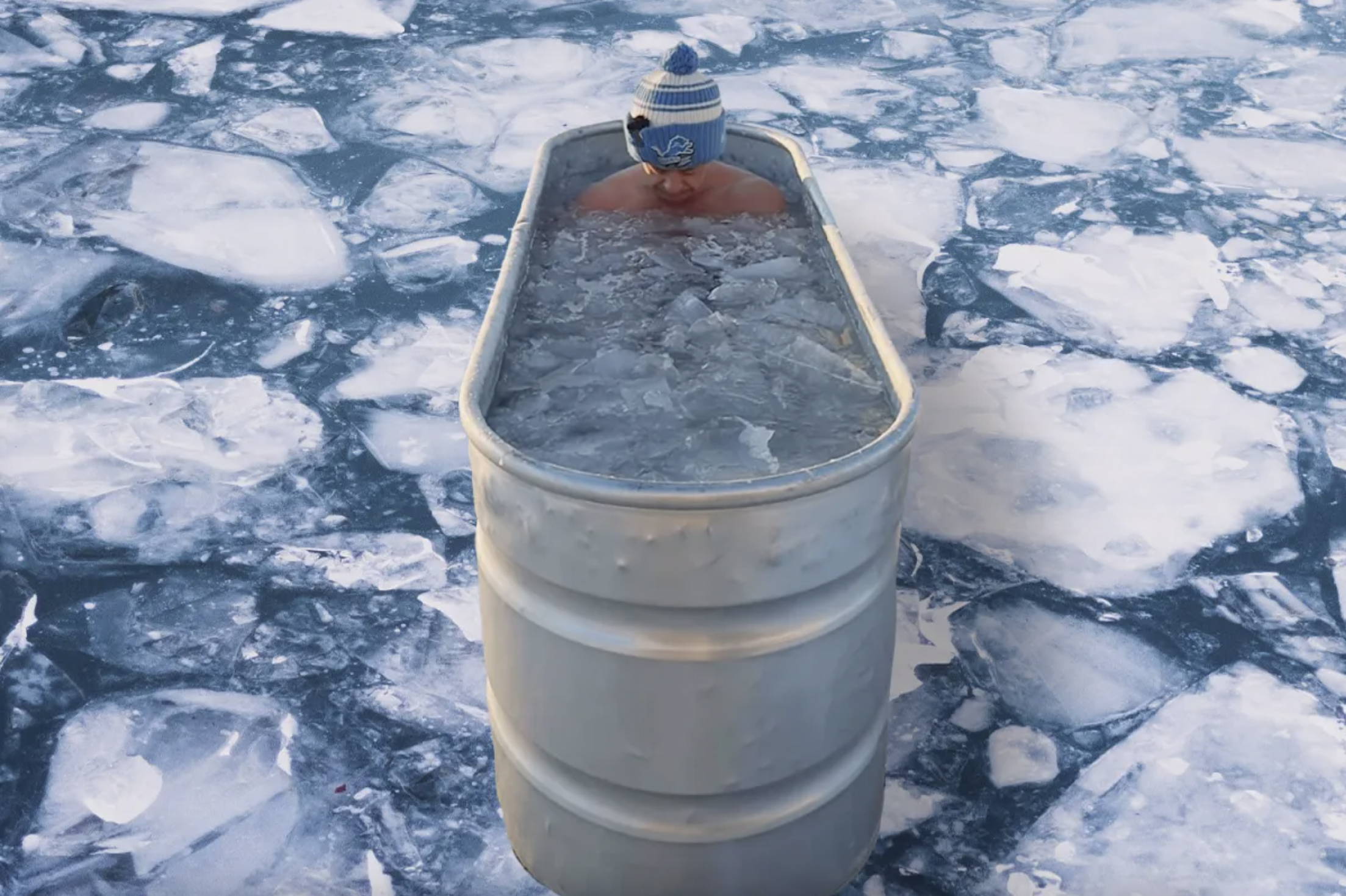 Jordan Ferrone Set a Goal: 100 Ice Baths Over 100 Days. A Year Later, He’s Still Going.