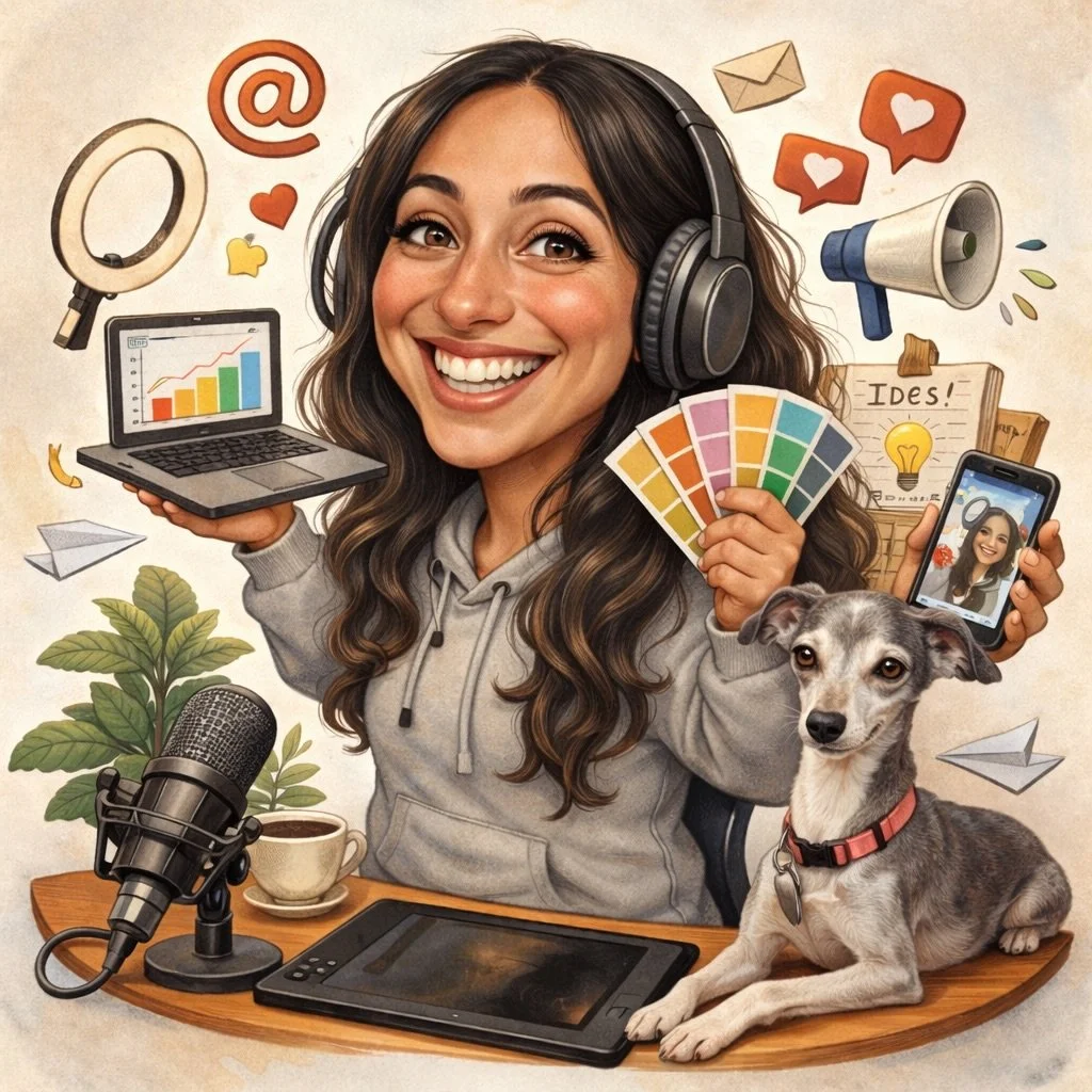 Ok, I&rsquo;ll bite. 
This is me!
I think I&rsquo;m a bit busy 🤪 
&hellip;DOING WHAT I LOVE!

Literally captured so much!! 🤯 

Best part 👉🏼 it included our angel puppy Vespa 💕🐾

If you wanna make your own this is the prompt:
&ldquo;Hey chat. Cr