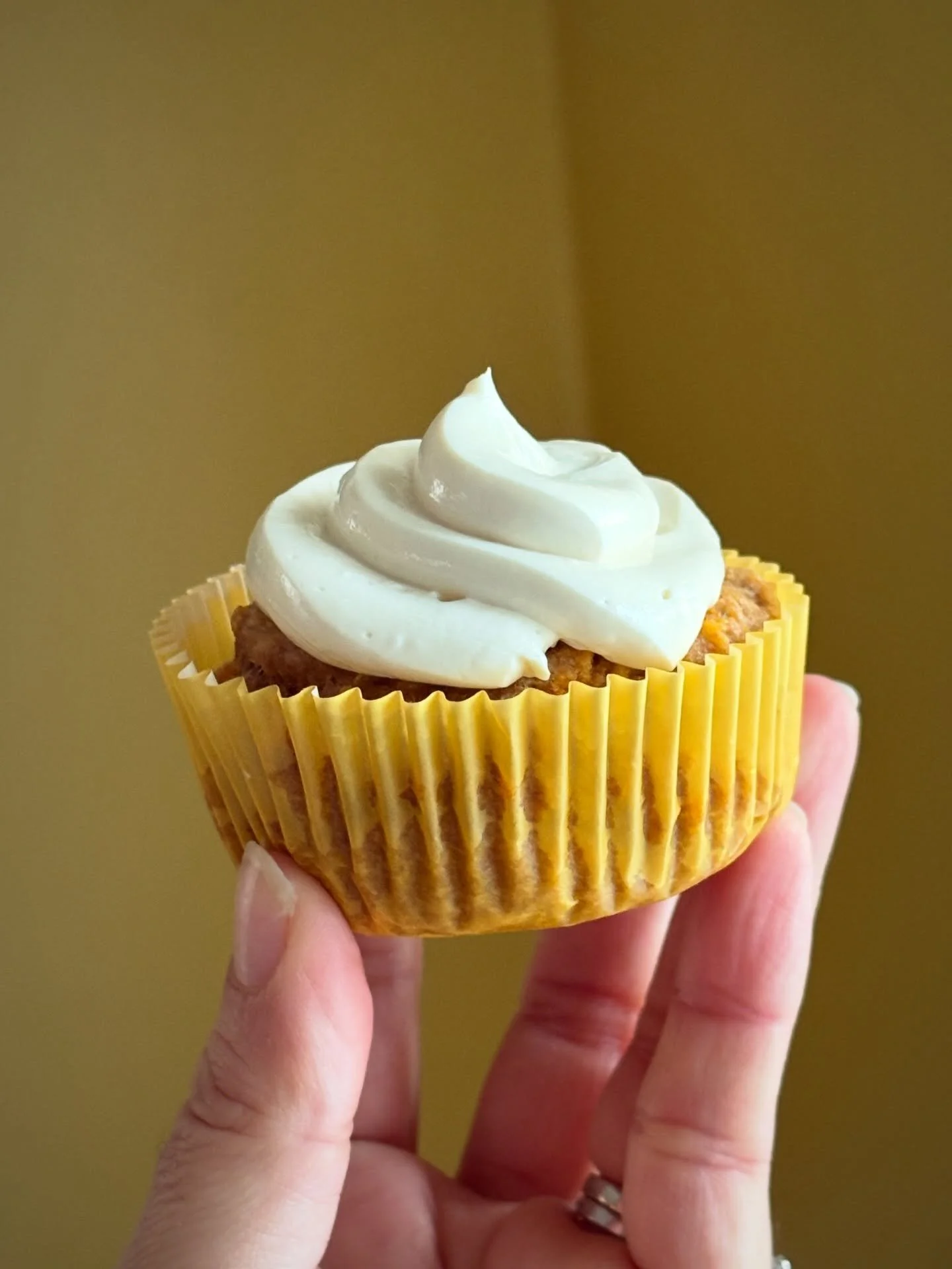 Our daughter has always wanted to start her own business making dog treats. So she&rsquo;s starting her recipe explorations with these delicious and healthy carrot muffins for our dog Bingo&rsquo;s upcoming birthday! Topped with a simple cream cheese