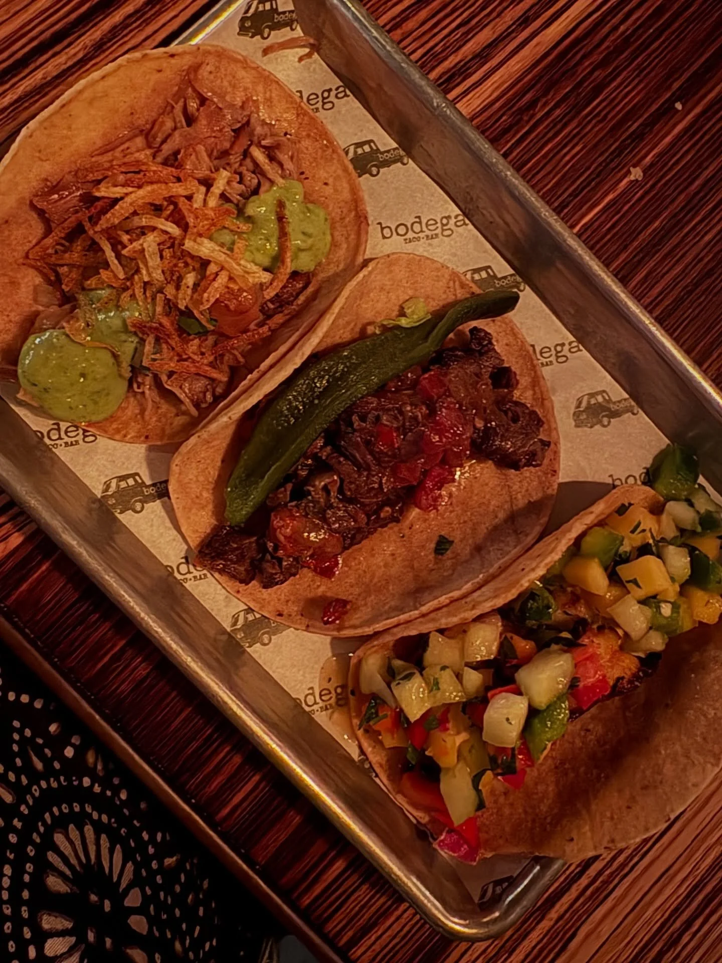 Date night was so good tonight!

We hit up @bodegatacobar and everything was on point and beyond delicious. Tacos, chips and guac, margaritas&hellip;and the best waiter on the planet (hey Nico 👋🏼)!!!

Make time for each other. 
You matter. Your rel
