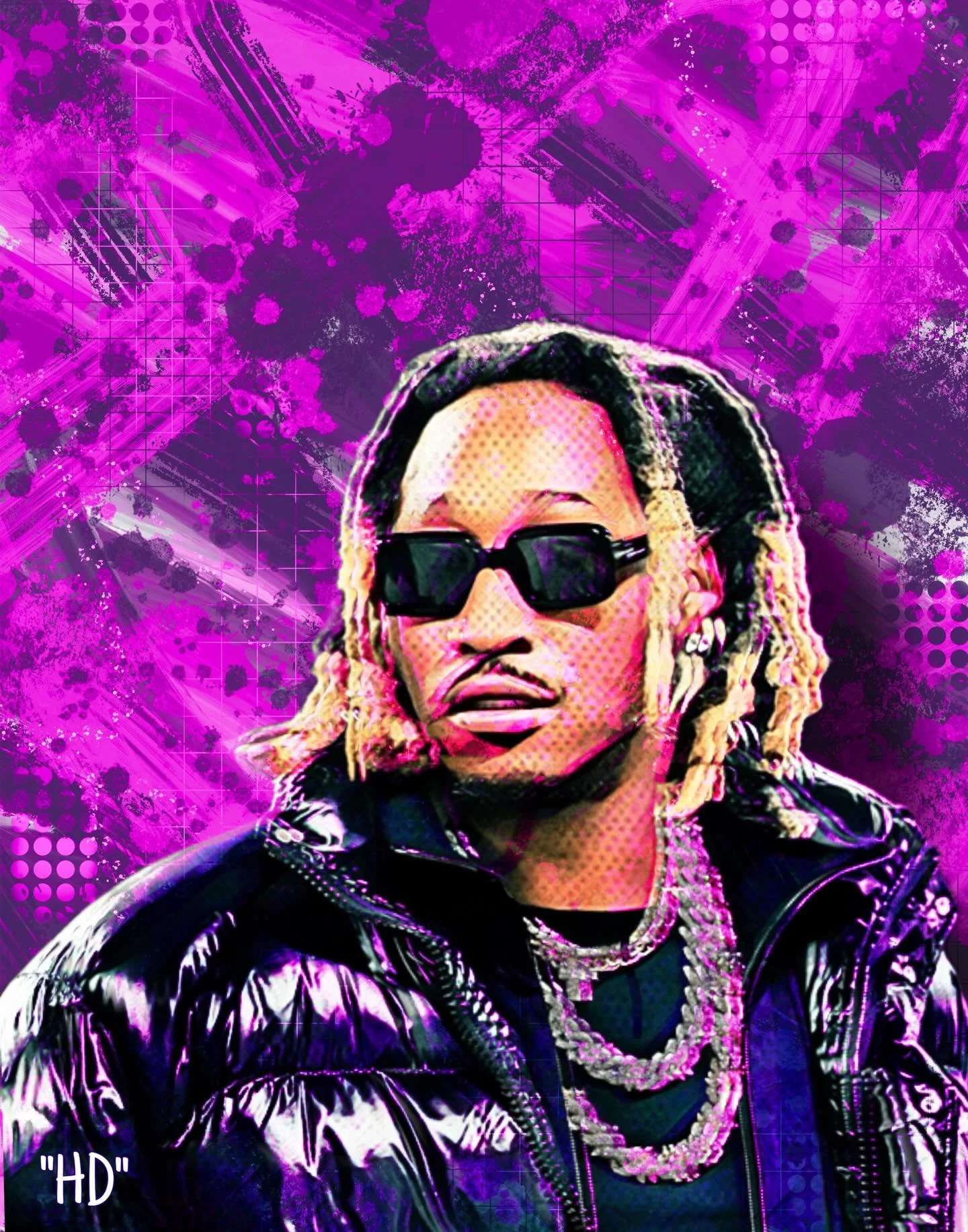 &ldquo;You dont question magic&rdquo; @future #popart #contemporaryart #future  #procreate #whoishd