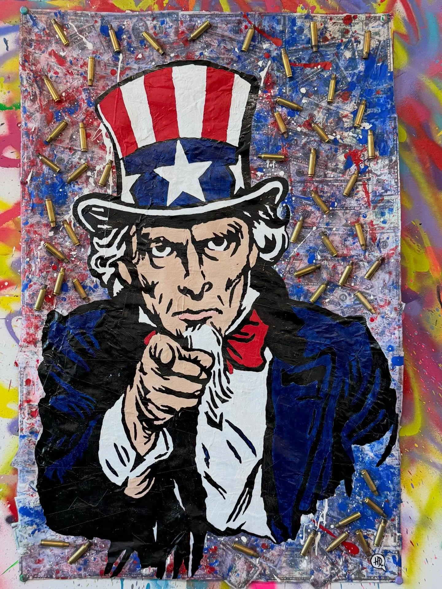 &ldquo;WE NEED WAR&rdquo;  #popart #contemporaryart #art #artcollector #fuckwar