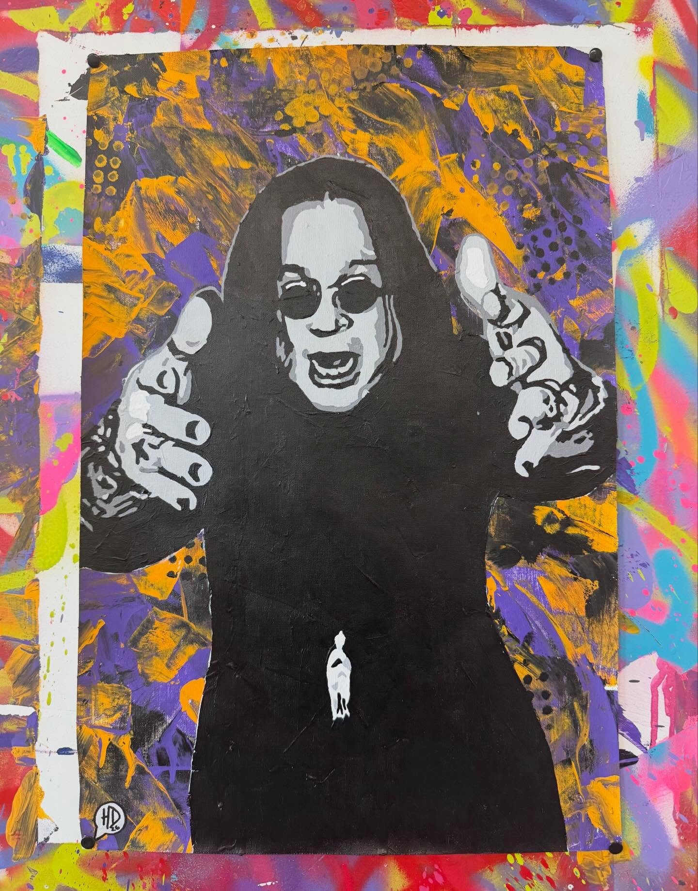 &ldquo;Out of everything I&rsquo;ve lost, I miss my mind&rdquo;  @ozzyosbourne  #ozzy #popart #artist #contemporaryart #whoishd