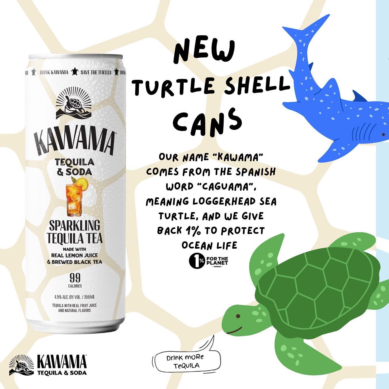 Your Kawama is getting a new look this Spring! We are updating all of our cans to feature our iconic sea turtle shell pattern 🐢 We are also adding Blood Orange to our Variety Pack🍊

Be on the lookout for the new packaging!!! Save the Turtles, Drink