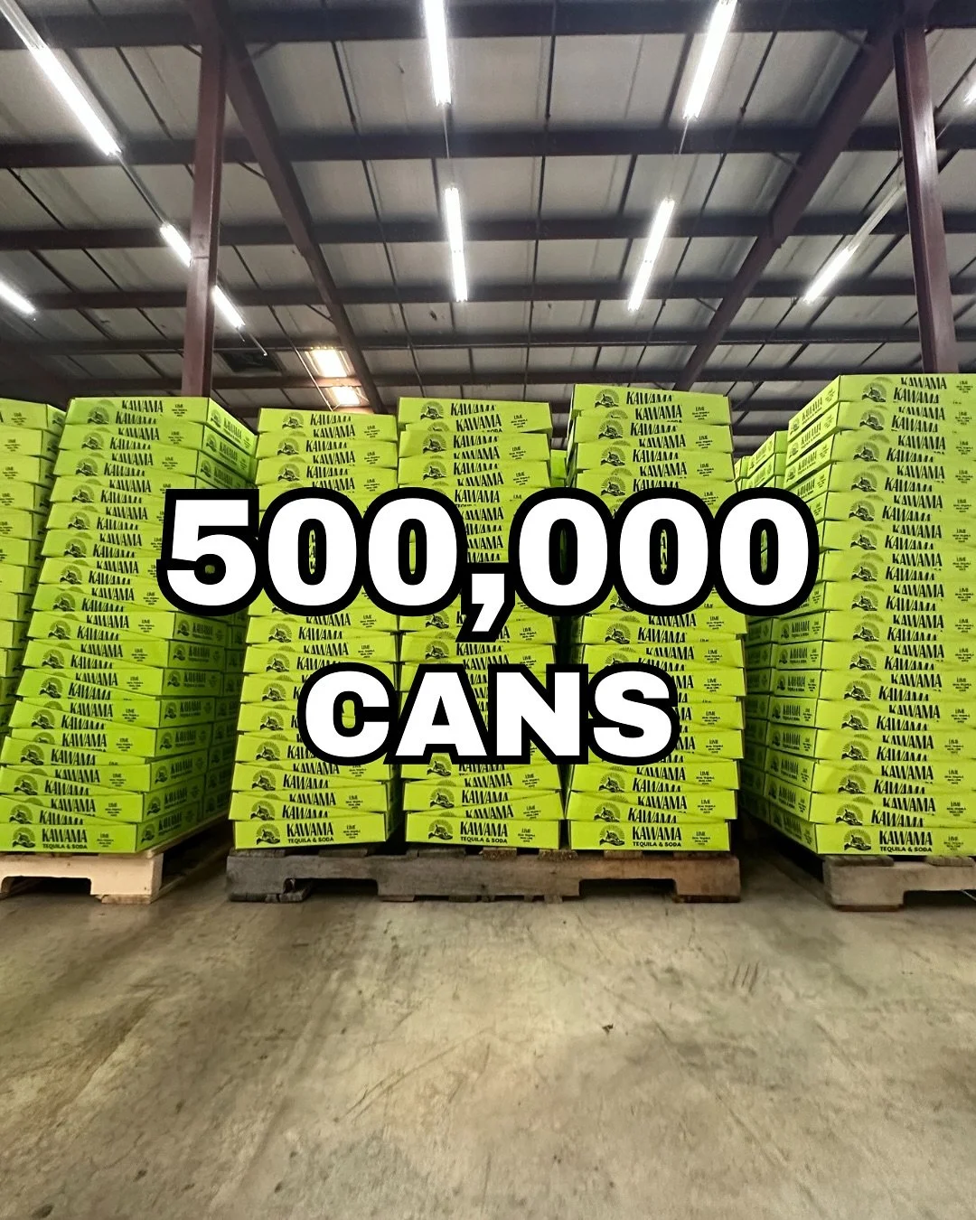 In 2024, we surpassed the 500,000 cans sold mark!! We are so grateful for all of our loyal customers, and we look forward to the next 500K and beyond. Swipe to see some sights and sounds from a recent production&hellip; and maybe some new flavors..??