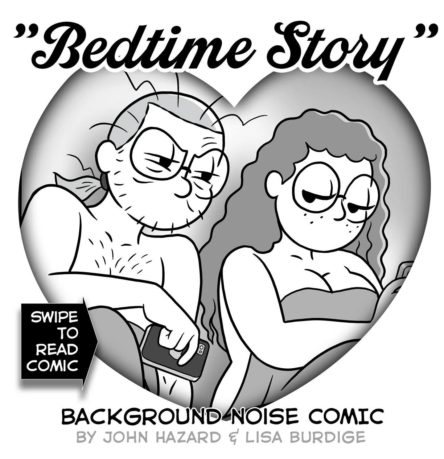 💋 &ldquo;Bedtime Story&rdquo; ❤️&zwj;🔥
And yes, it has a happy ending&hellip; 😊
Our book &ldquo;Love Letters, Every Day&rdquo; is at the printer but you can pre-order it NOW! 📘📕📗📙
#CoupleComics by @lisaburd &amp; @frankensteinsuperstar 
#relat