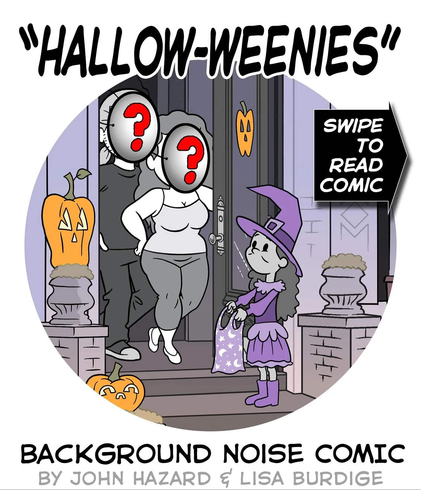 π “Hallo-Weenies” π
This year, part of what’s been distracting us from making costumes is making “Love Letters, Every Day”. Give yourself a comic treat and order yours today! You can choose from full size (paperback) a