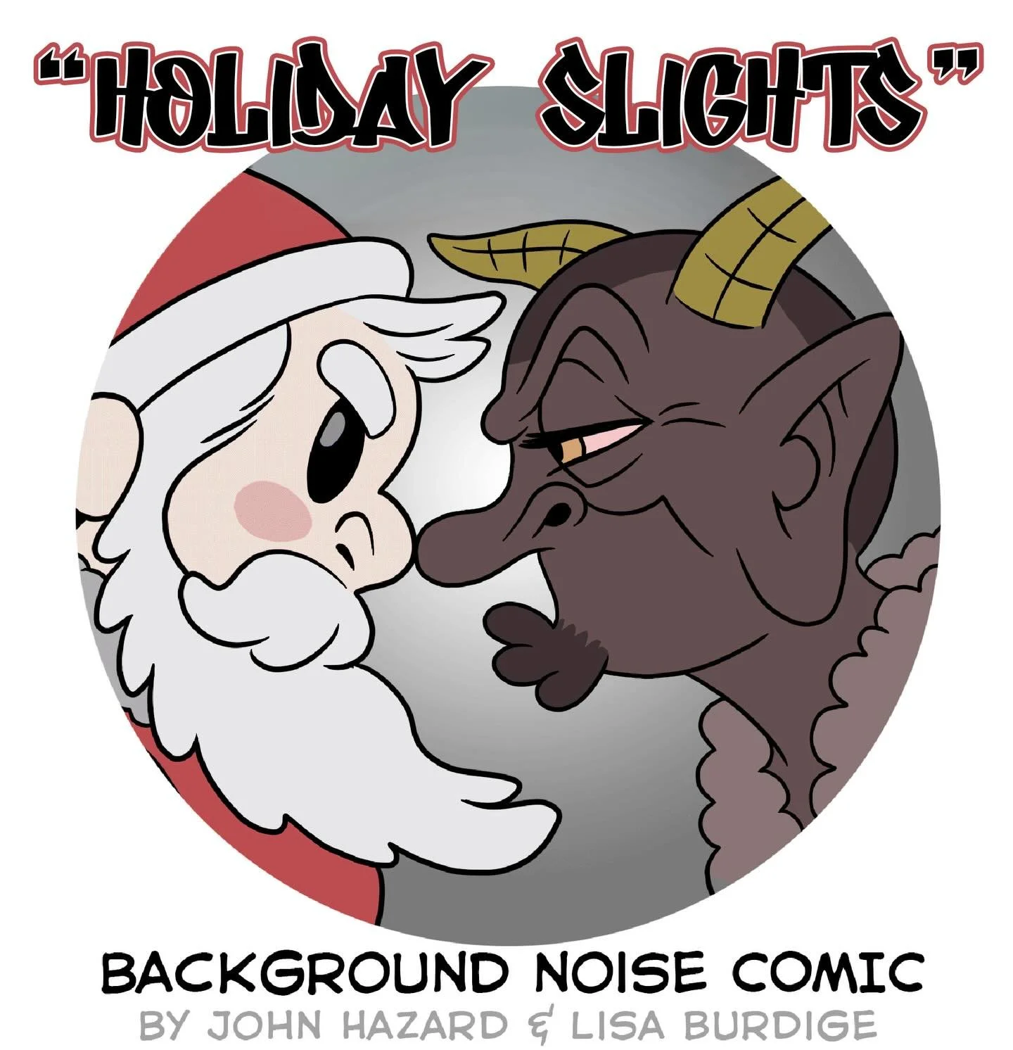 👹 &ldquo;Holiday sLights&rdquo; 🎅
What holiday are you focusing on? Or are you streaming movies and letting this season slide? 
🎉🎁🕎🎄☪️🕯️🎊
#HolidayComic by @lisaburd &amp; @frankensteinsuperstar 
#krampus #krampusnacht #santaclaus #santa #hanu
