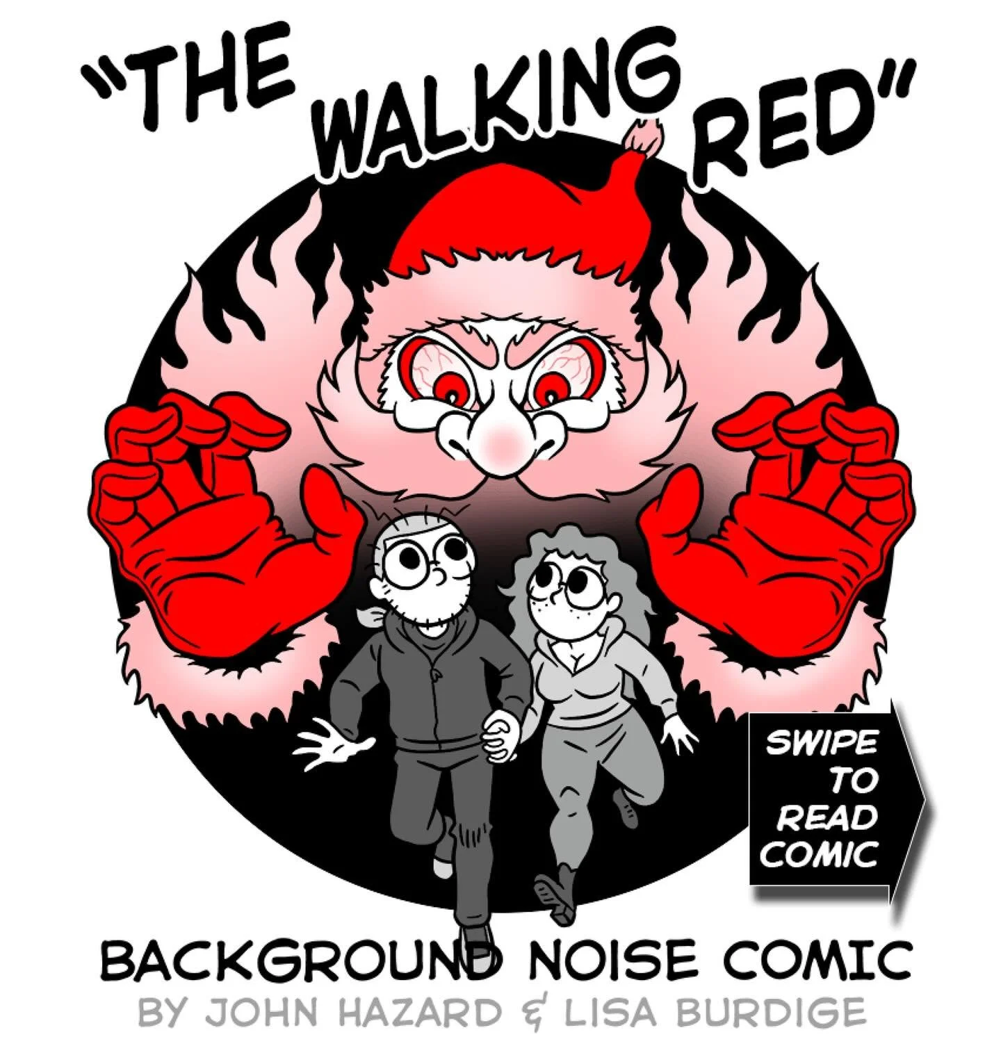 🎅 &ldquo;The Walking RED&rdquo; 👹 
It&rsquo;s the time of year all sane New Yorkers dread&mdash; #SantaCon !!!! Though TBH I think we could all use some spiked eggnog this season 🍹🎄🍾🎉🥳🎊
BYW, if you&rsquo;re roving the snowy streets in search 