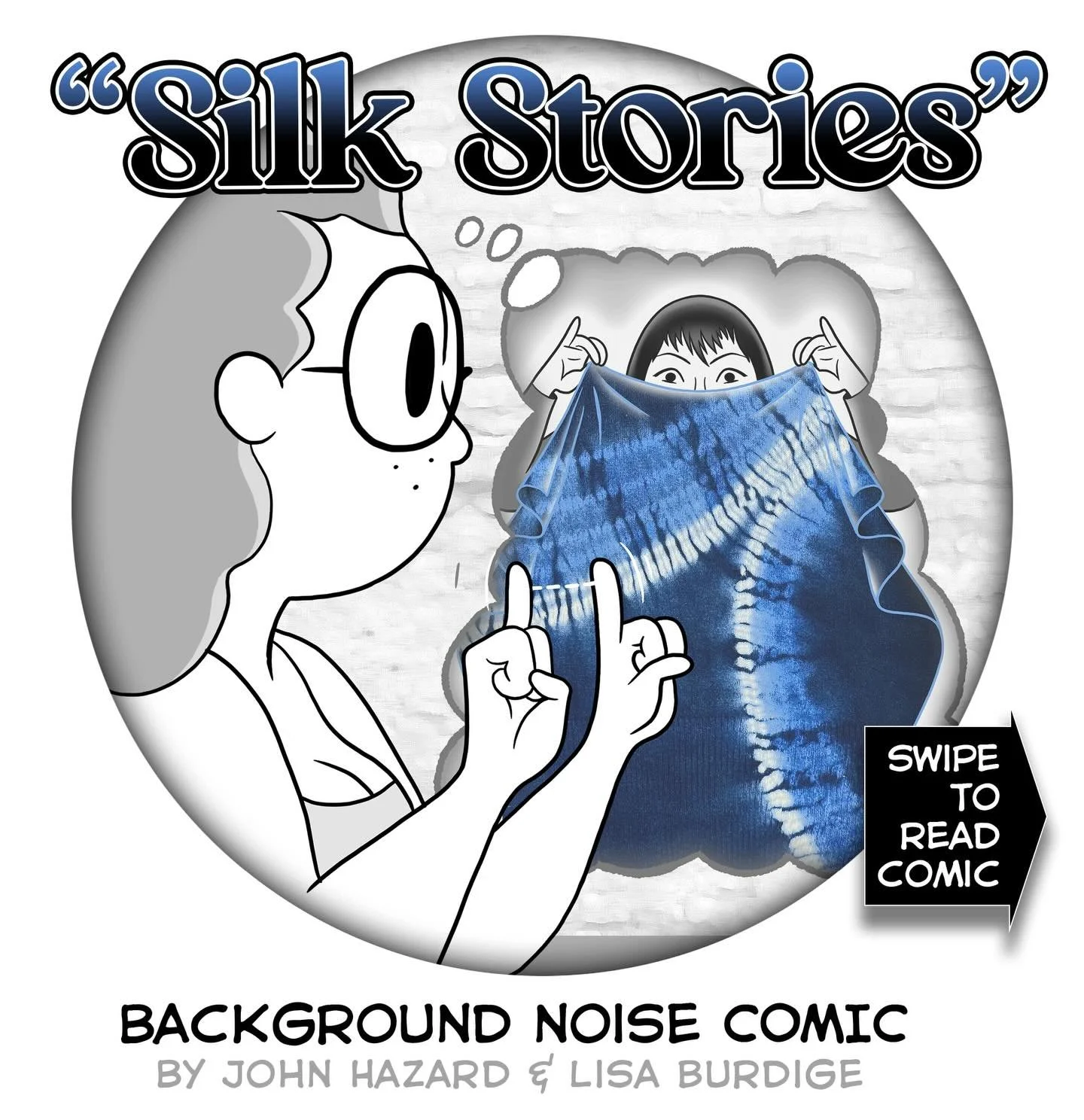 🧵 &ldquo;Silk Stories 🪶
One of our New Year&rsquo;s Resolutions is to help people make beautiful things in beautiful places. For Lisa, this means more than making comics. So come join her and @maryjaeger_ny at the: CREATIVE FLOW WORKSHOP: Shibori a