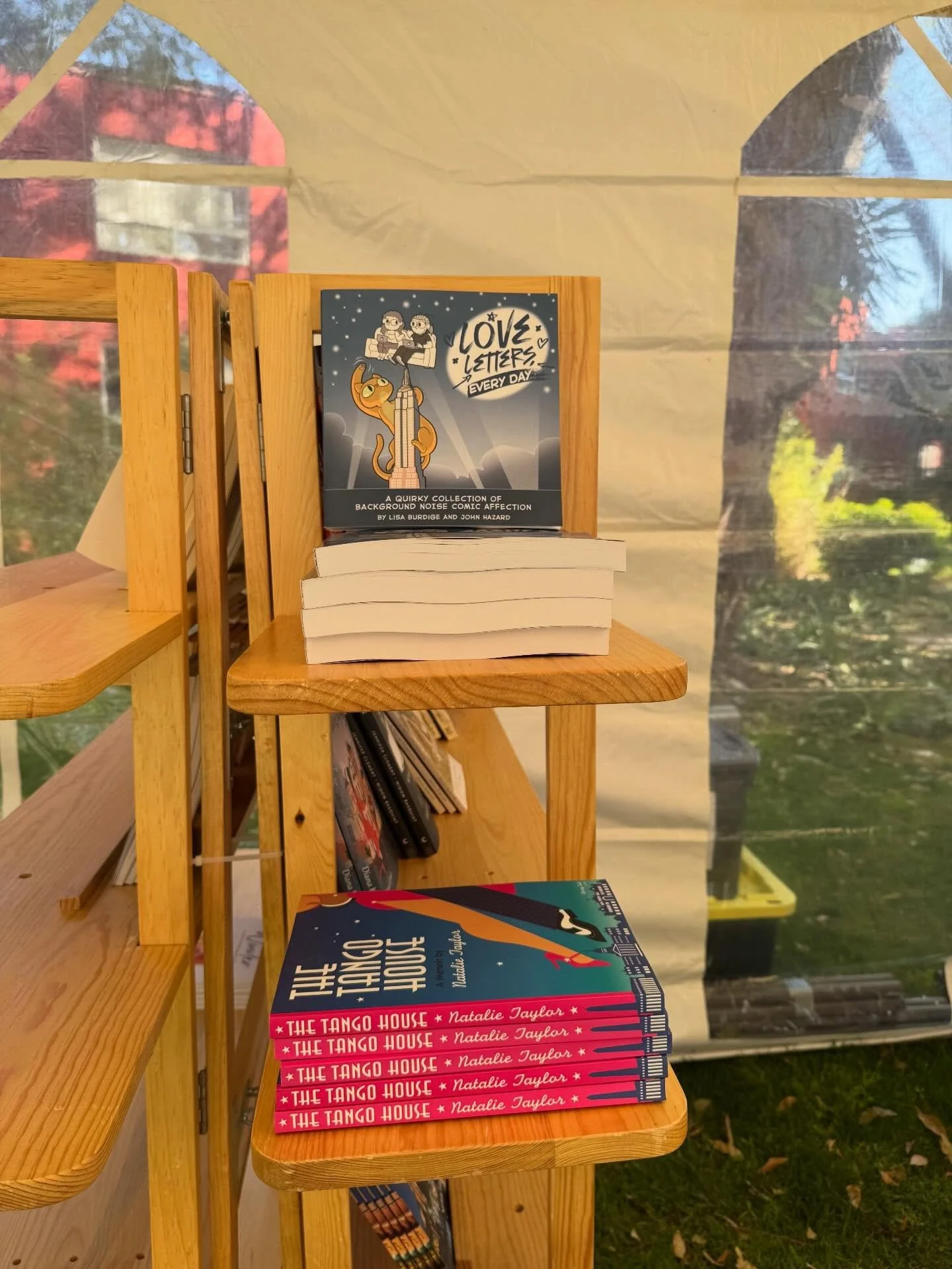 📘Lisa is at the @sanmiguelwritersconference and so are our books! 📚 If you&rsquo;re at the conference in beautiful San Miguel de Allende, grab a signed copy of &ldquo;Love Letters, Every Day&rdquo; or a coloring book from the book store. And if you