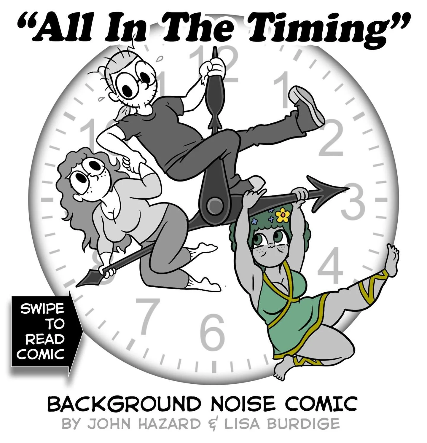 ☀️ &ldquo;All in the Timing&rdquo; 🌖 
A funny or special moment in real life may take Lisa many more minutes to write, then many many more hours for John to draw. Our Mexico trip is over IRL, but the comics will take a few more weeks to unspool. Mea