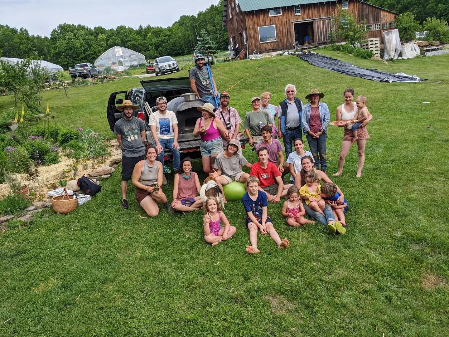 A big thanks to @nofavermont for a traveling pizza party delivered right to the farm today. We&rsquo;re feeling the love.