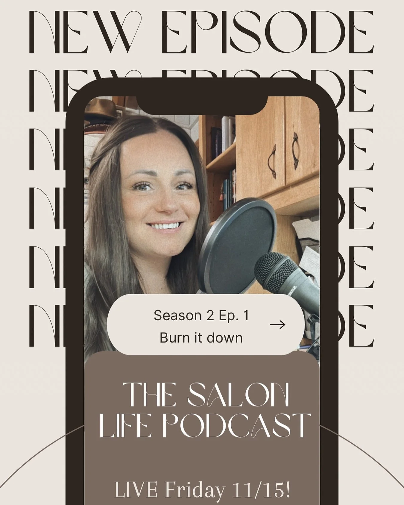 NEW season going LIVE tomorrow, Friday 11/15!

So excited to start with some ways going tips for the salon and start diving a little deeper as we get into the season!!

You can listen to @thesalonlifepodcast  on Apple Podcasts or Spotify. 

#podcasti