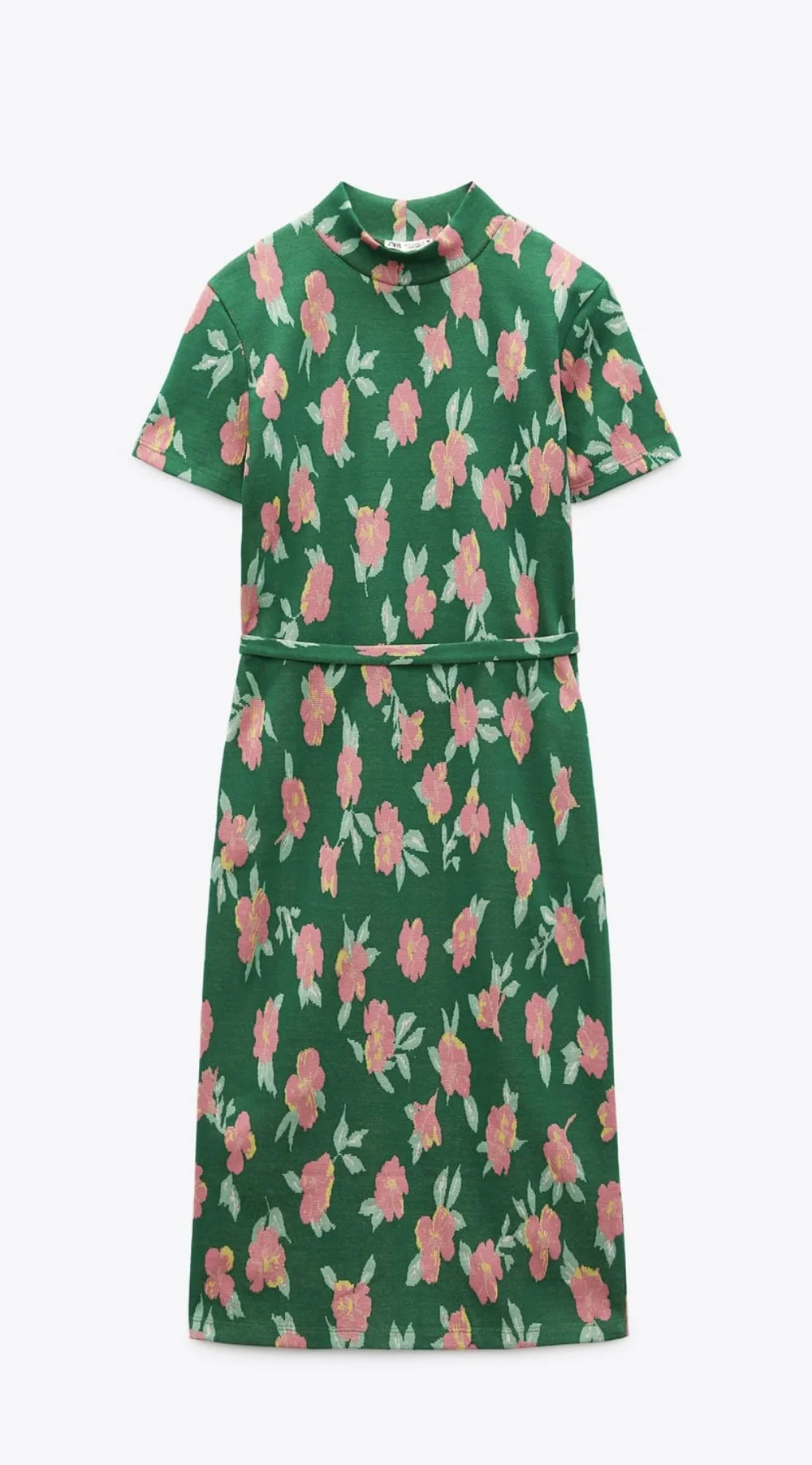 Jacquard Belt Dress