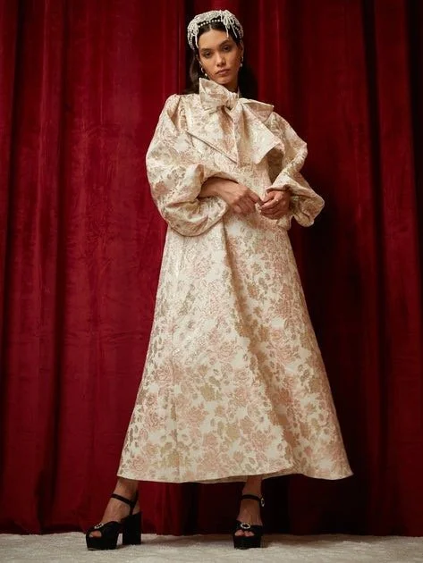 Jacquard Maxi Dress