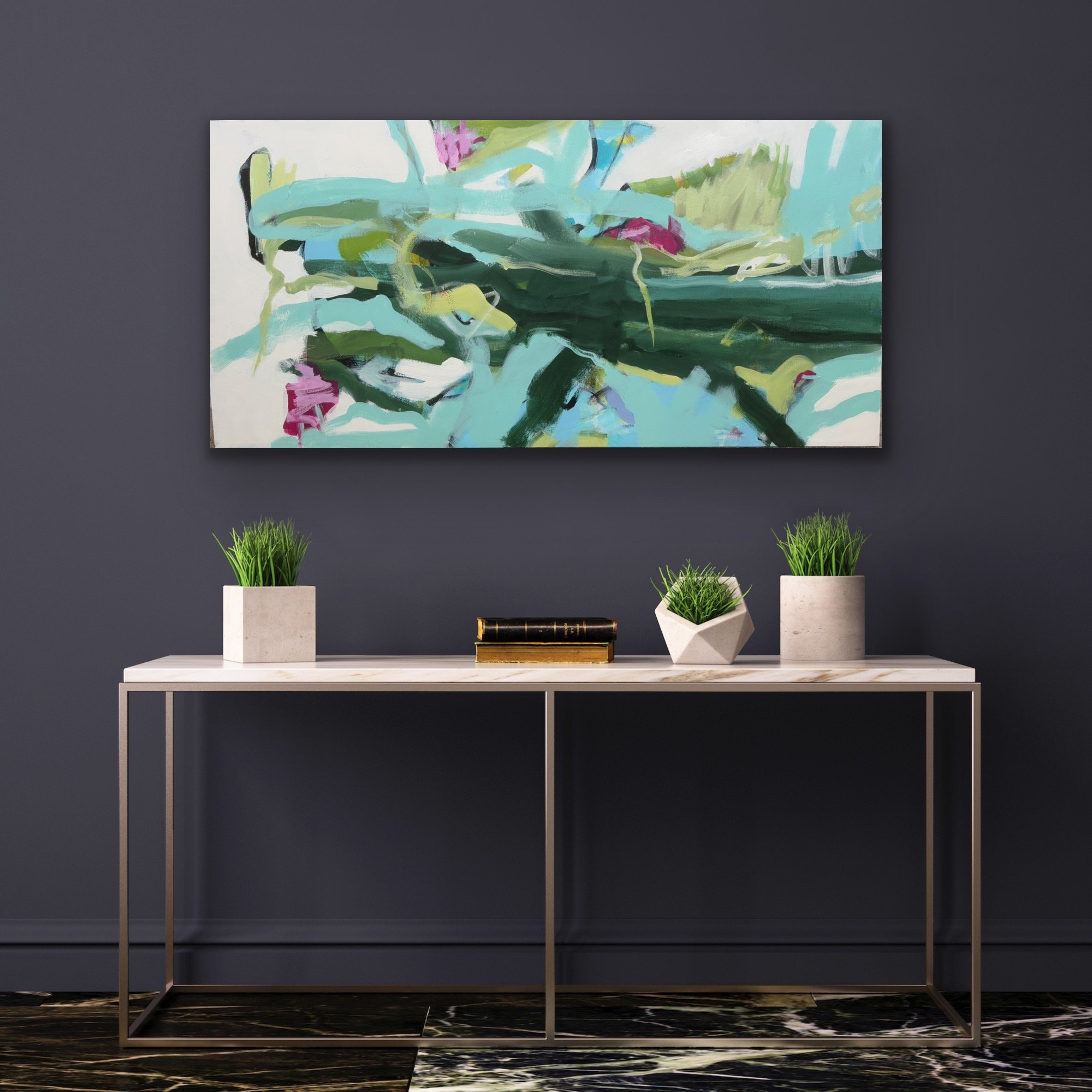"celebration", acrylic on canvas, 36" x 48"
