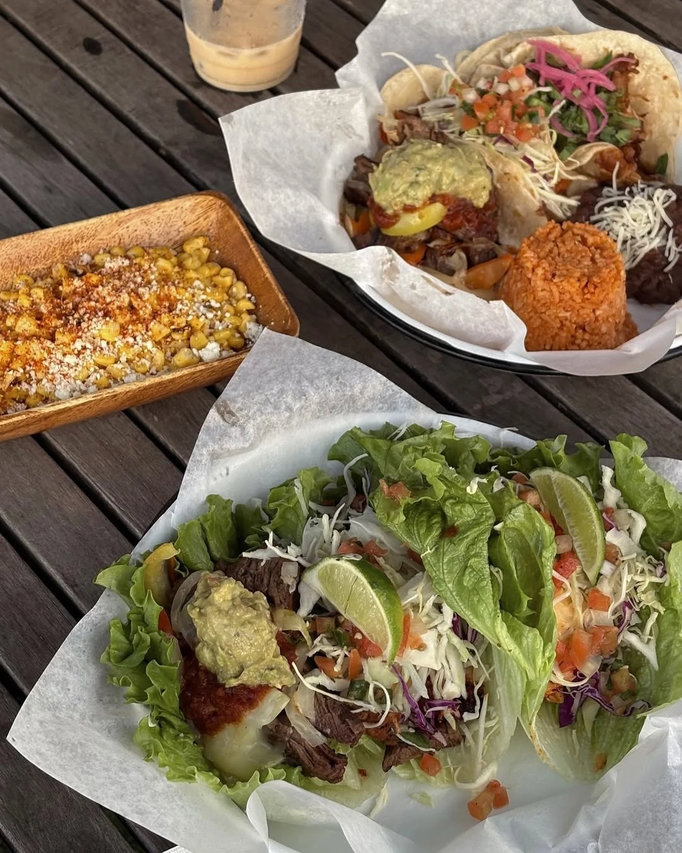 Taco Tuesday done right with us &mdash; healthy &amp; a side of esquites 🌮🌽