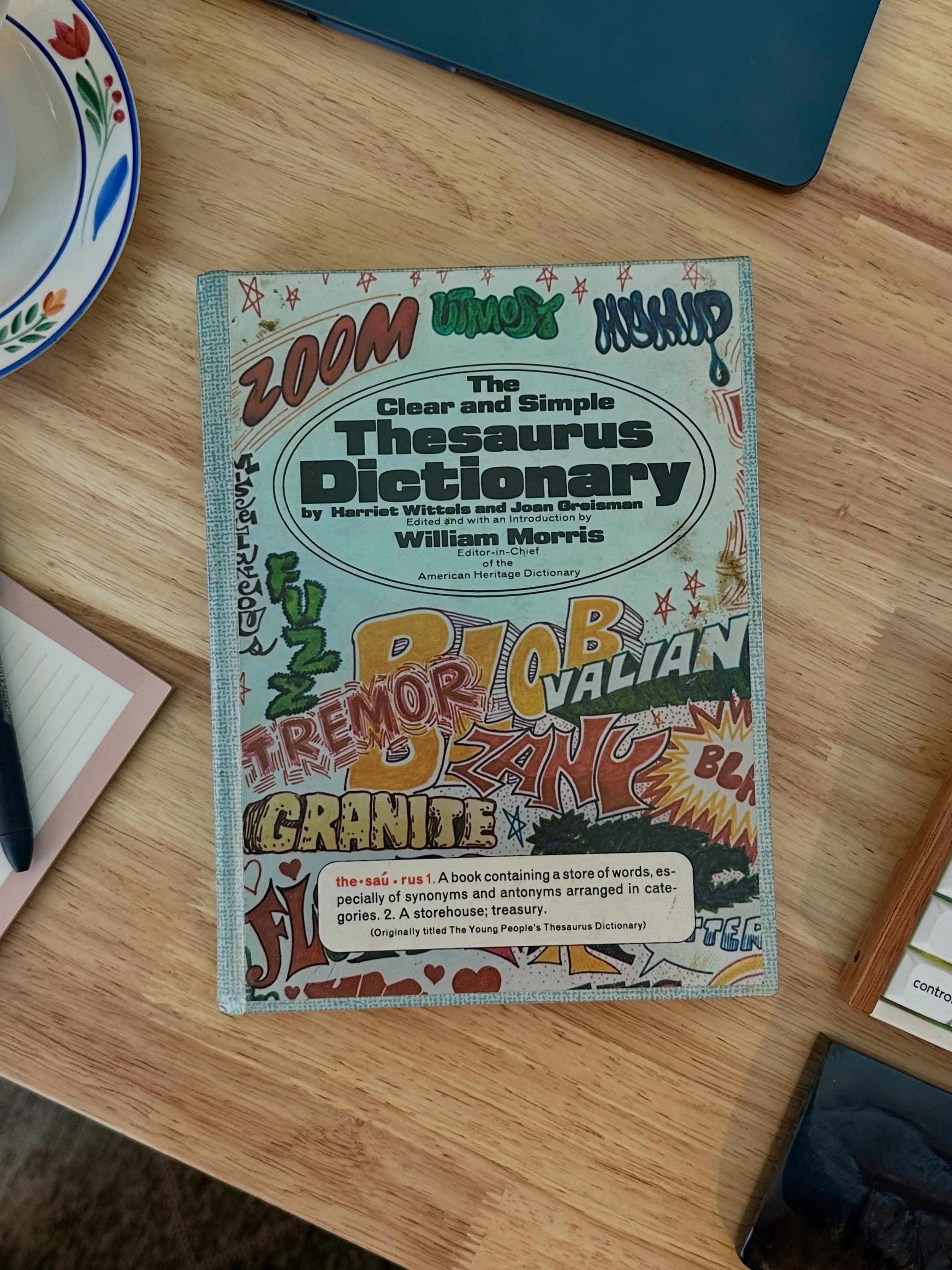 Added a physical thesaurus to my desk this weekend. Let the synonym search begin&hellip;