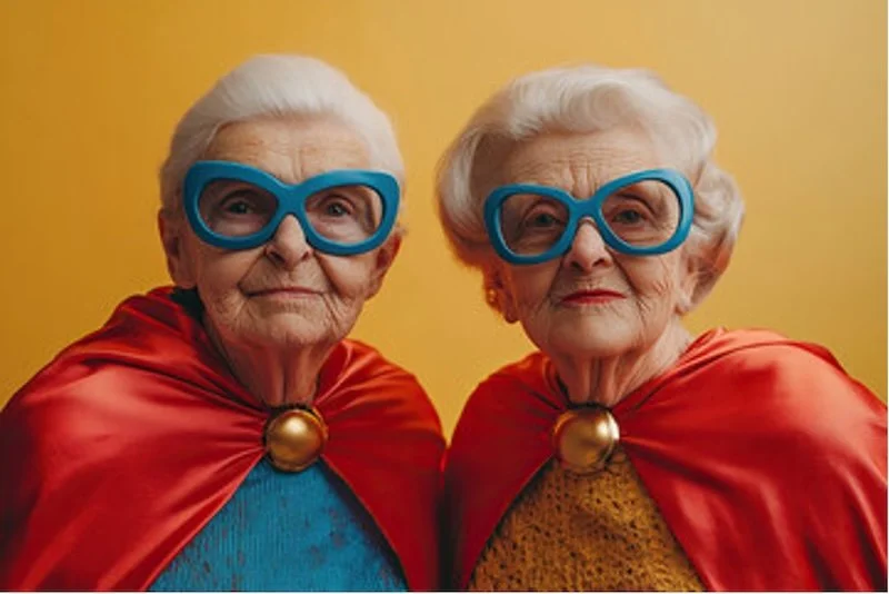 two super-ager women