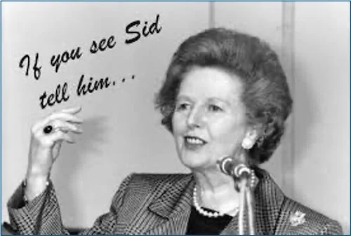 "If you see Sid, tell him..." UK Government campaign