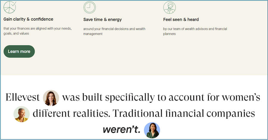 Ellevest was built specifically to account for women's different realities. Traditional financial companies weren't.