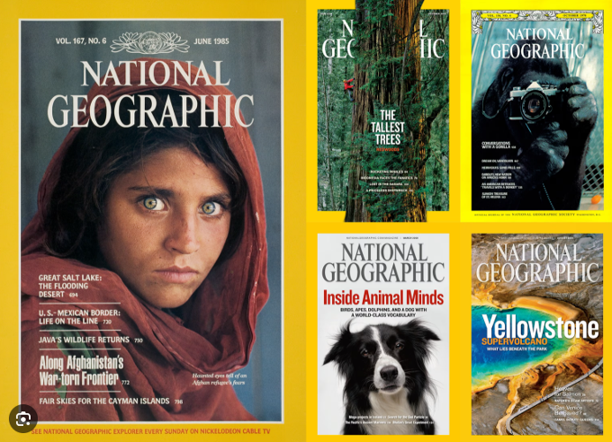 5 National geographic magazine covers