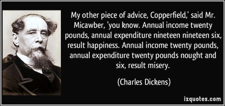 Charles Dickens's David Copperfield quote