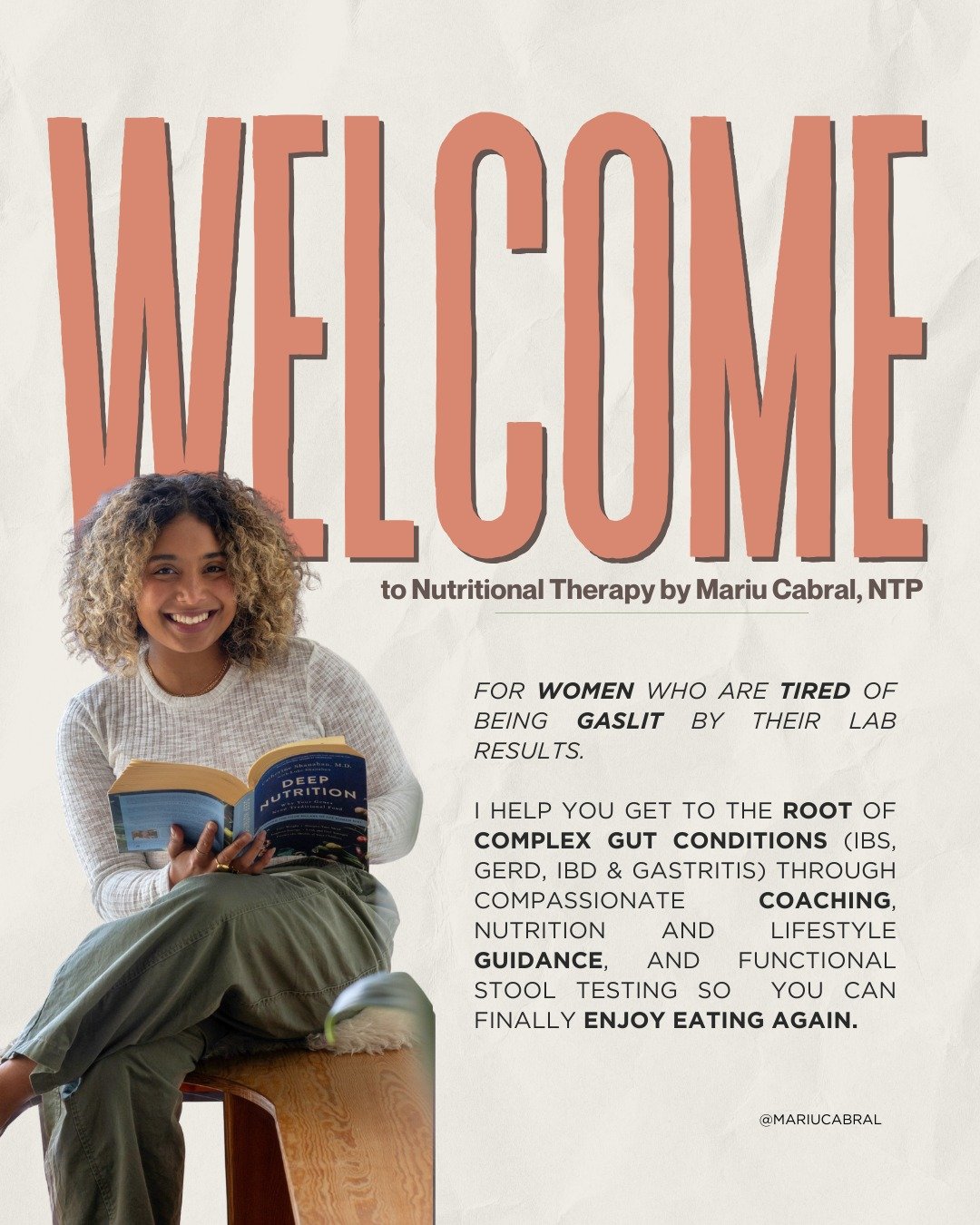 It was time for a [re]introduction 💫 Welcome to Nutritional Therapy by Mariu Cabral, NTP!