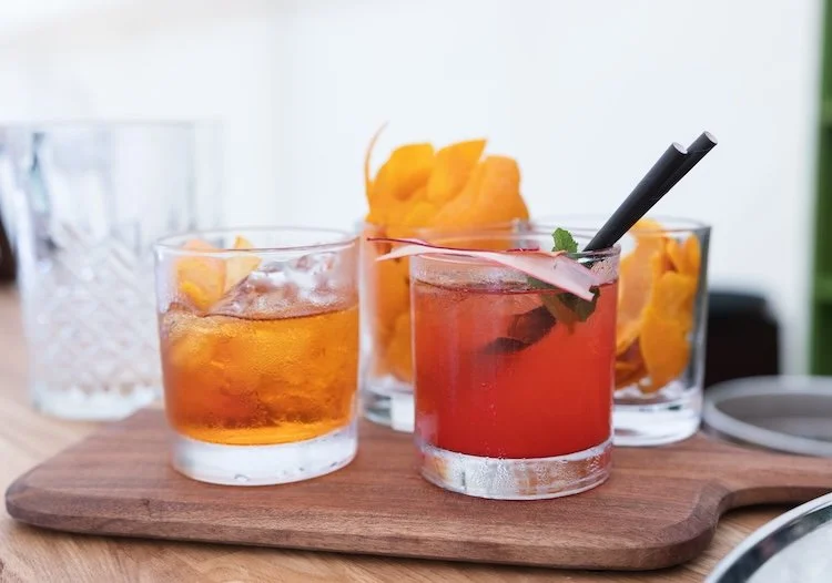 wild fork wedding cocktails with nice garnishes