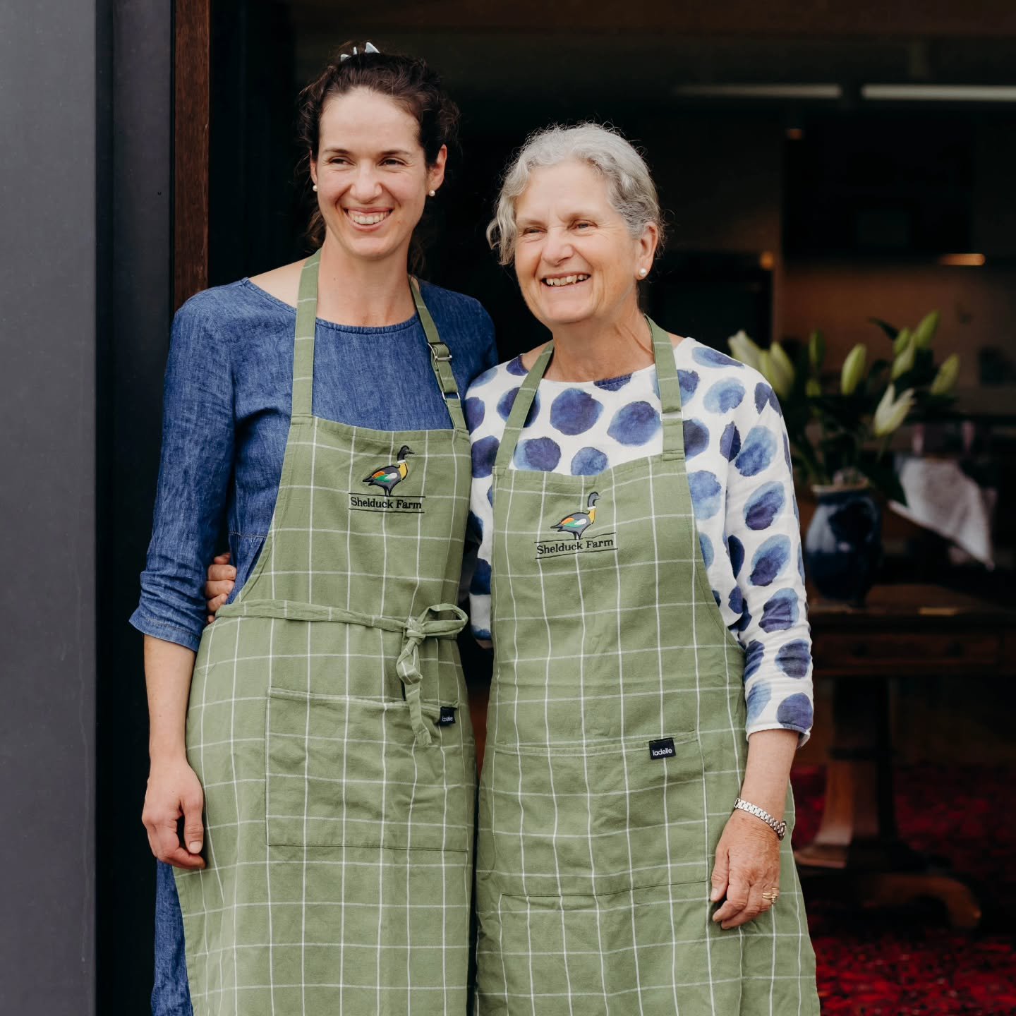 The dream team behind Tasmania's best* oatcakes #shelduckfarm 
.
.
*family-run poll
#oatcakes #Tasmanian #handmade 📷 @jess_oakenfull